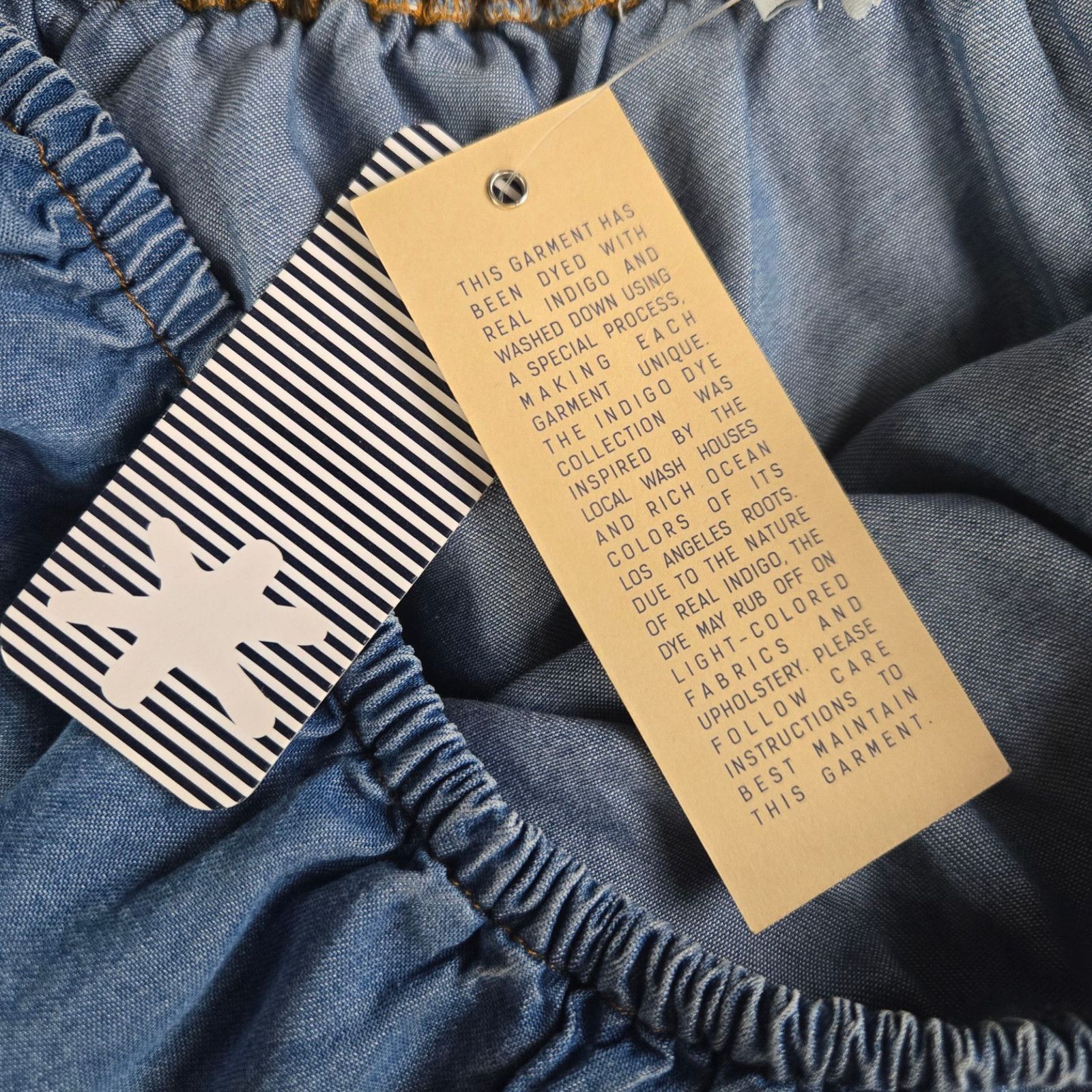 Splendid Splendid One Shoulder Ruffle Fringe Chambray Dress Size L Size L / US 10 / IT 46 - 9 Thumbnail