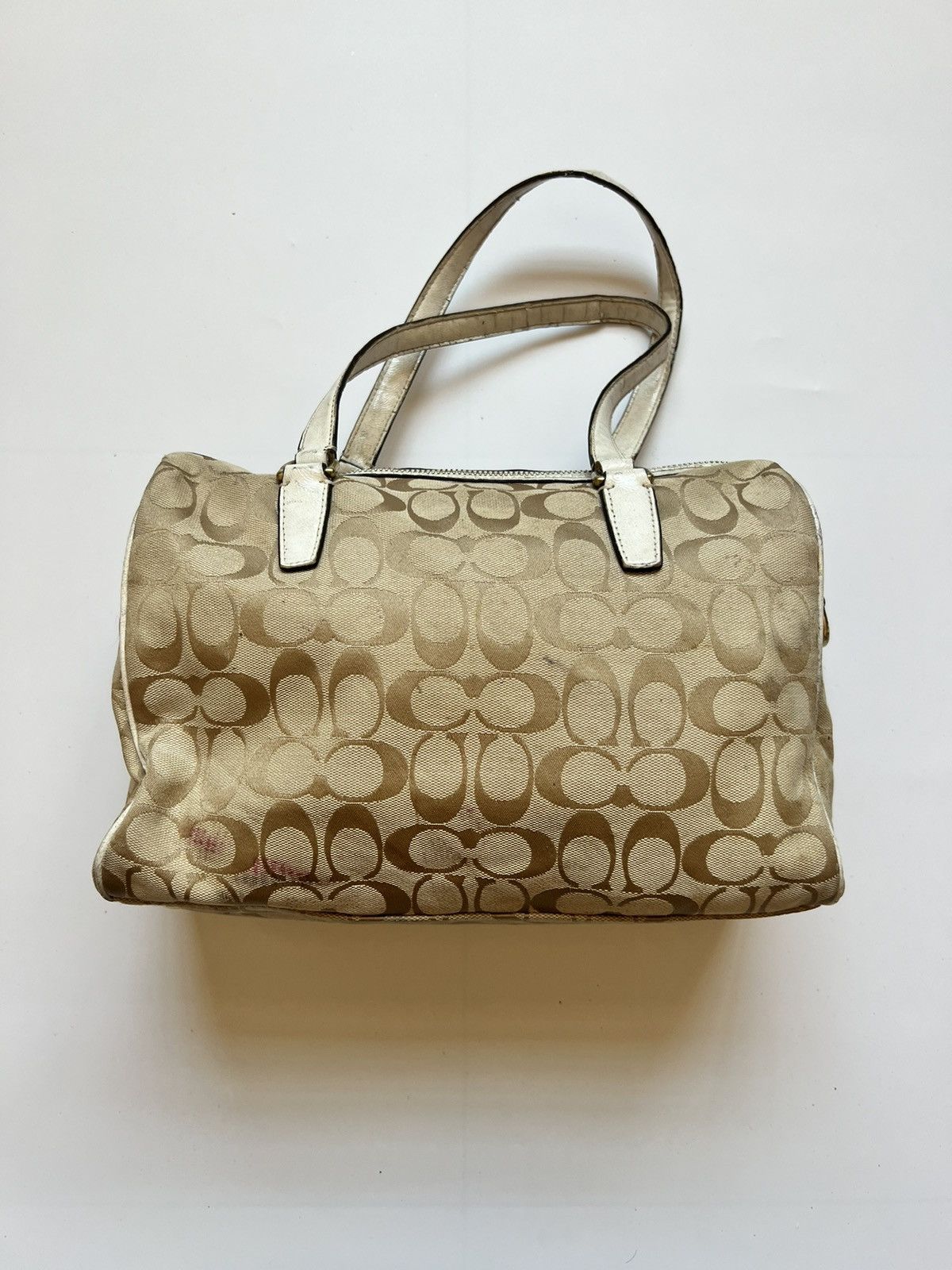 Coach Coach C 1480-F 28505 Signature stripe Nancy purse Size ONE SIZE - 2 Thumbnail