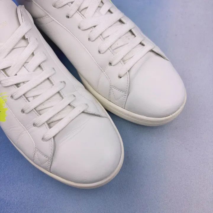 Louis Vuitton Louis Vuitton Luxembourg Low-Top Graffiti Sneakers -2508 Size US 8.5 / EU 41-42 - 7 Thumbnail