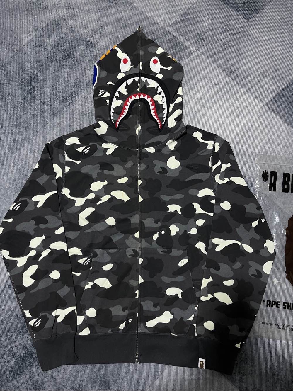Bape A Bathing Ape Camo Full Zip Hoodie Size XL Size US XL / EU 56 / 4 - 1 Thumbnail