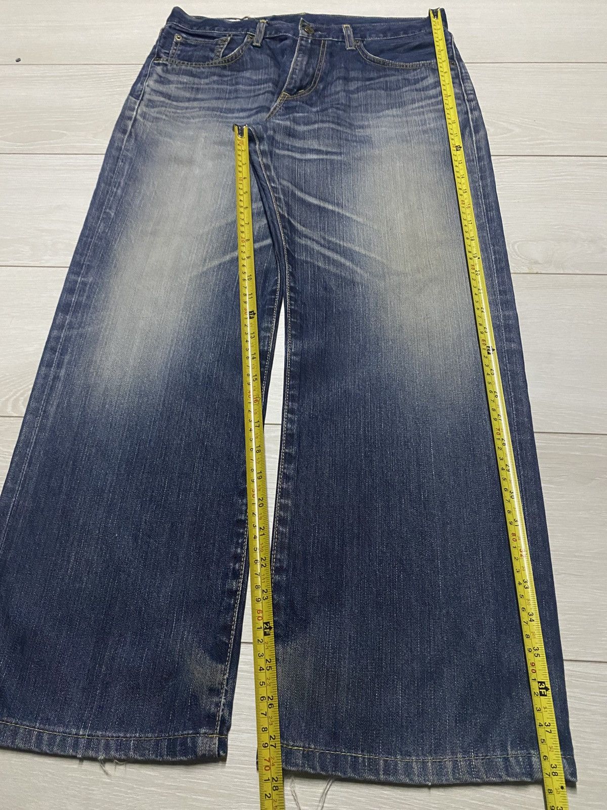 Edwin Vintage Edwin 503 Mud Wash Baggy Jeans Size US 32 / EU 48 - 14 Thumbnail