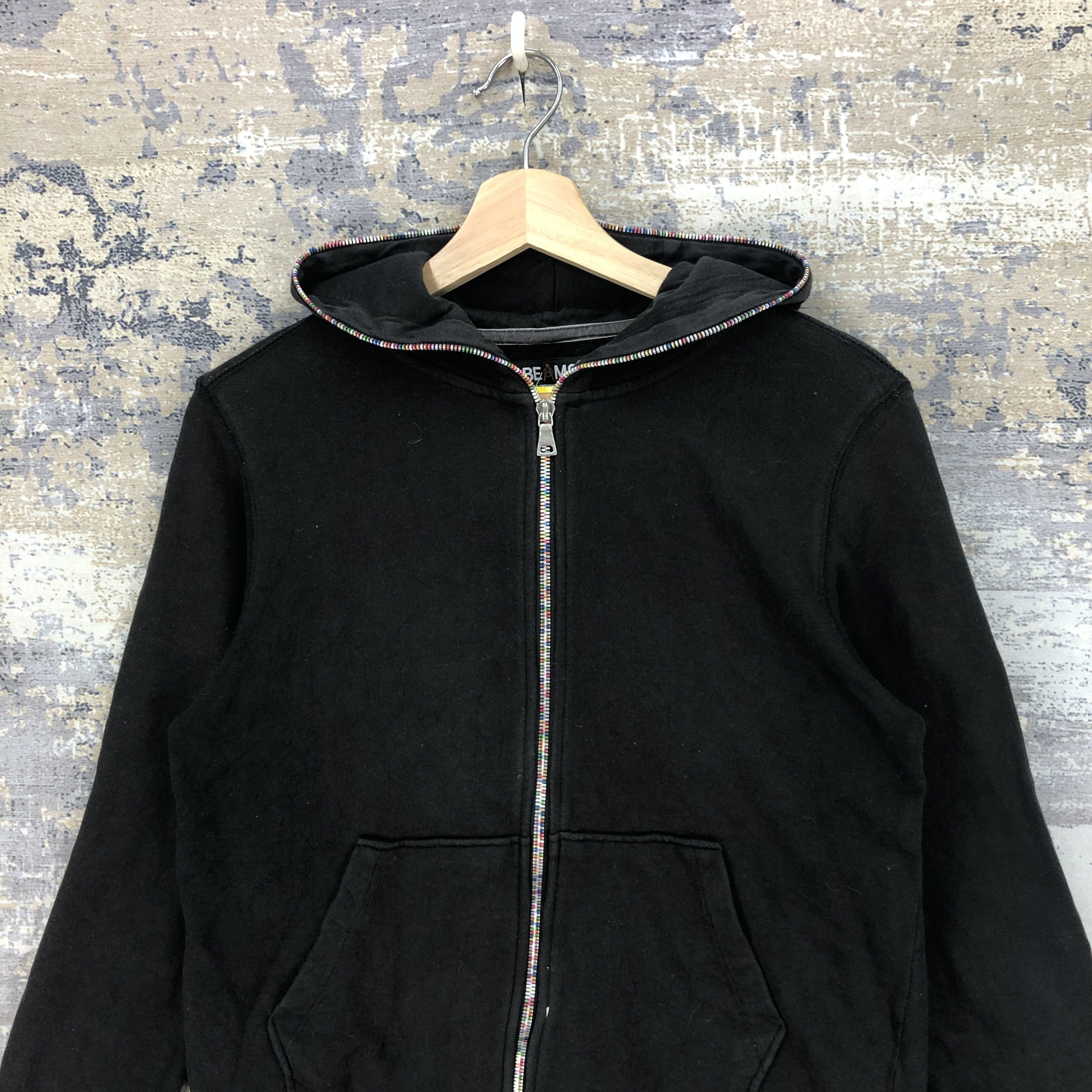 Beams Plus × Japanese Brand × Vintage Vintage Beams Hoodie Sweater Zipper Hooded Sweatshirt Jumper Size US S / EU 44-46 / 1 - 6 Thumbnail