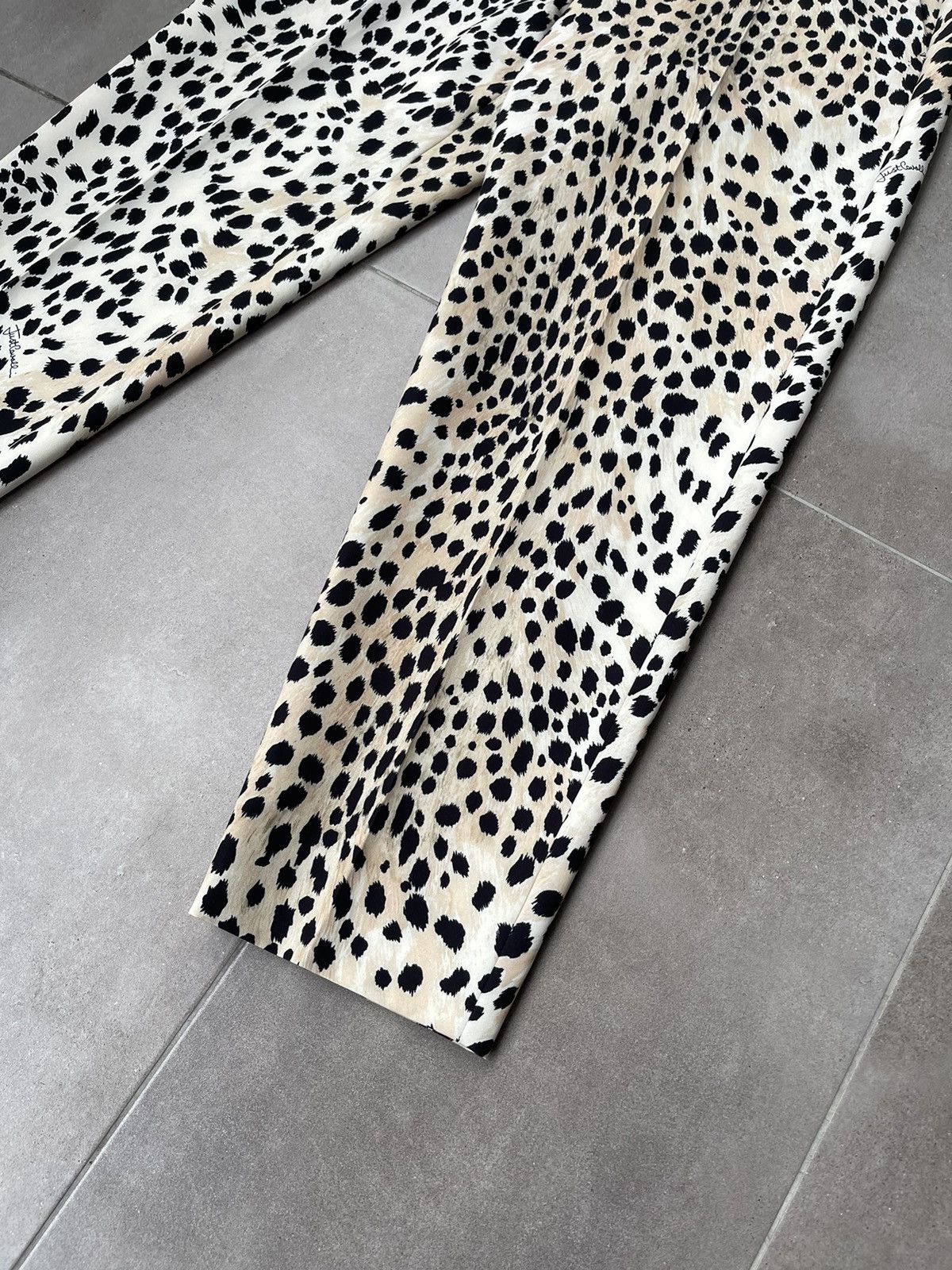 Just Cavalli !DS! FW22 Just Cavalli Leopard Print Natural Casual Pants Size US 32 / EU 48 - 12 Thumbnail