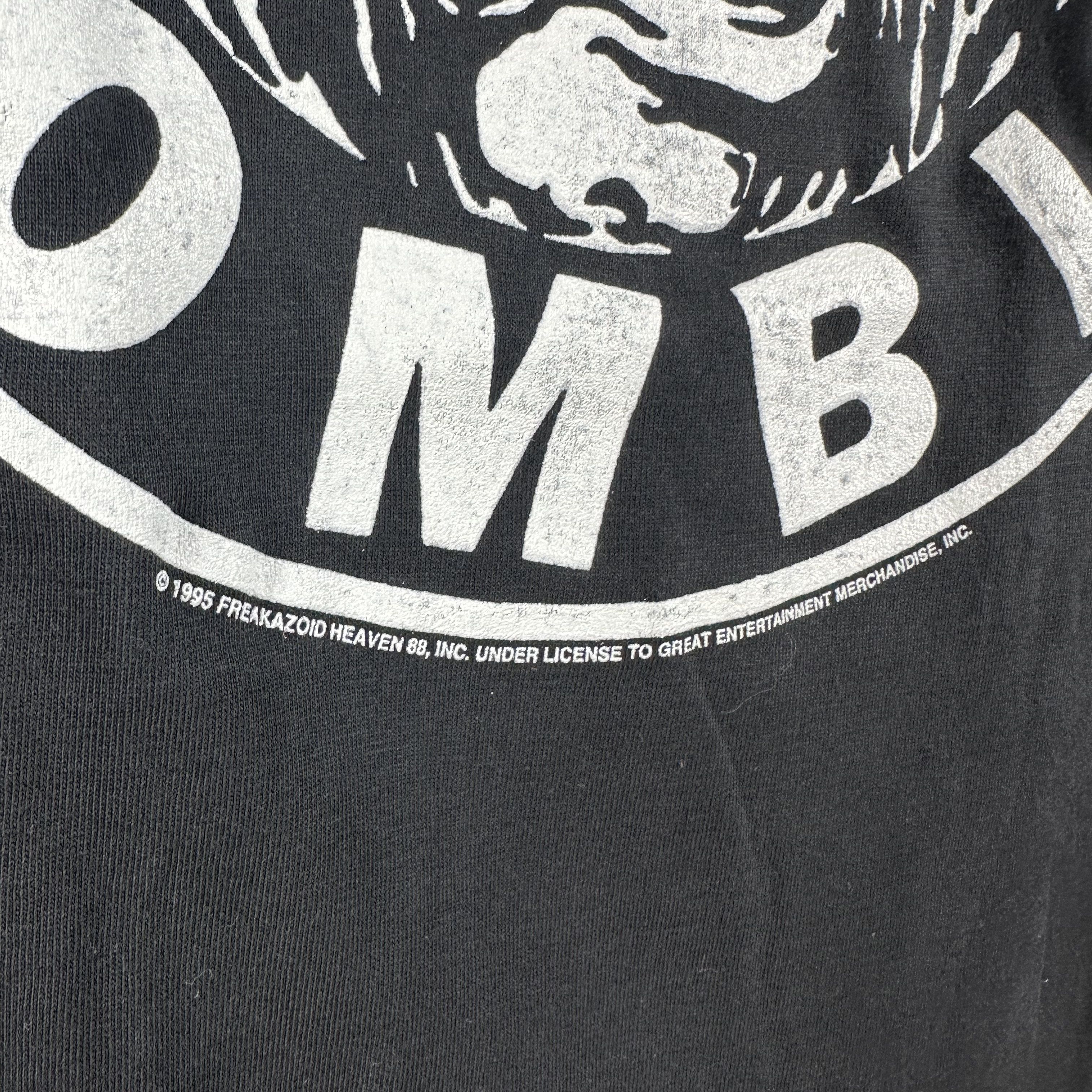 Vintage Vintage 1995 White Zombie Metal Band Single Stitch T-Shirt Size US XL / EU 56 / 4 - 4 Thumbnail