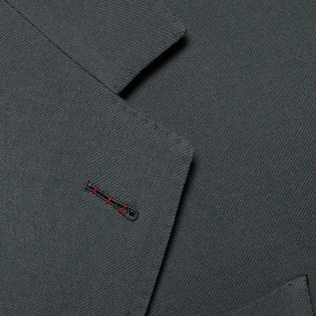 Gucci o1mt1gz0525 Wool Gabardine Formal Jacket in Dark Grey Size US M / EU 48-50 / 2 - 2 Thumbnail