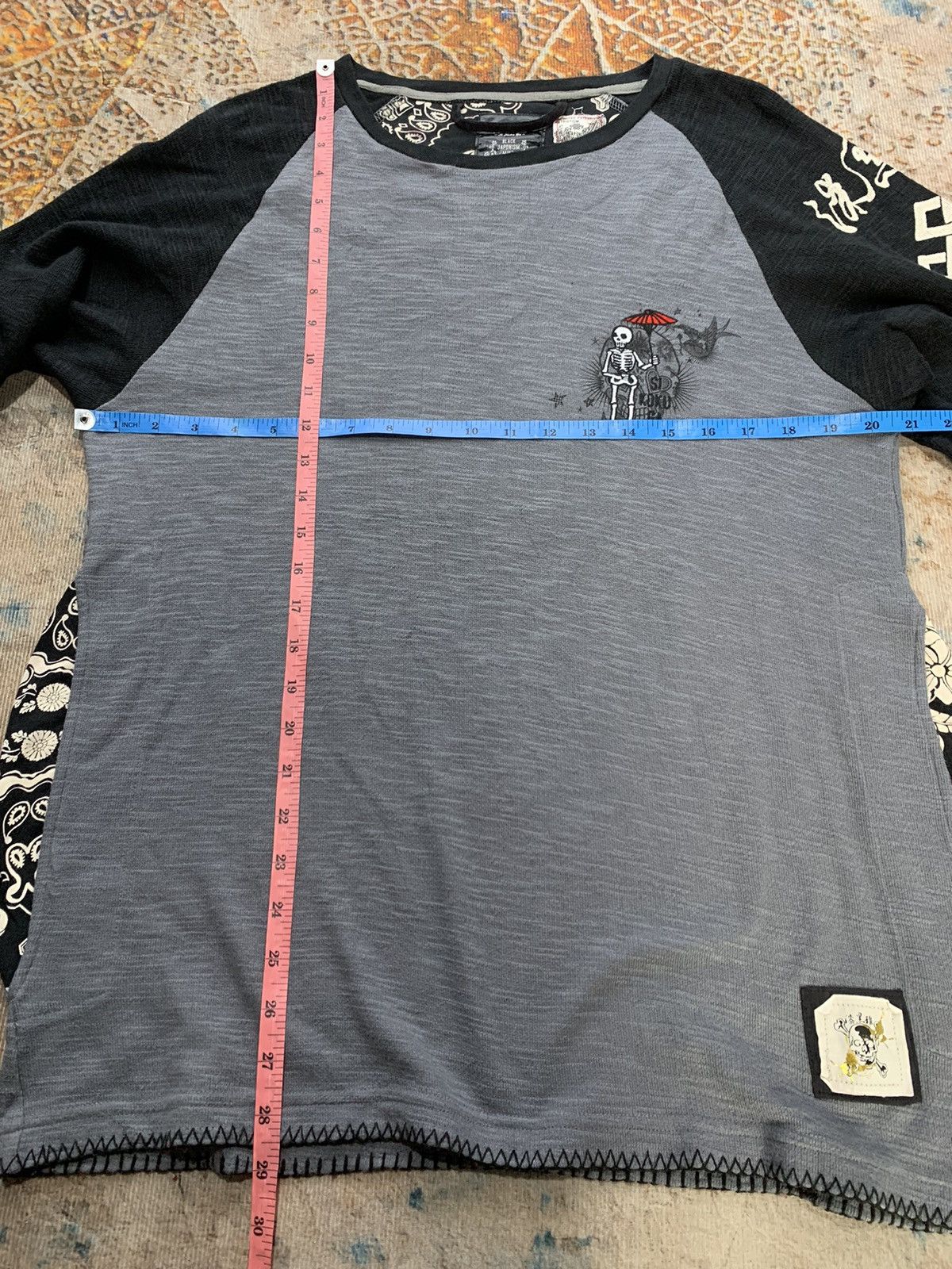 Hysteric Glamour × If Six Was Nine × Japanese Brand Japonism Mind Black poem Skull Style Size US L / EU 52-54 / 3 - 7 Thumbnail