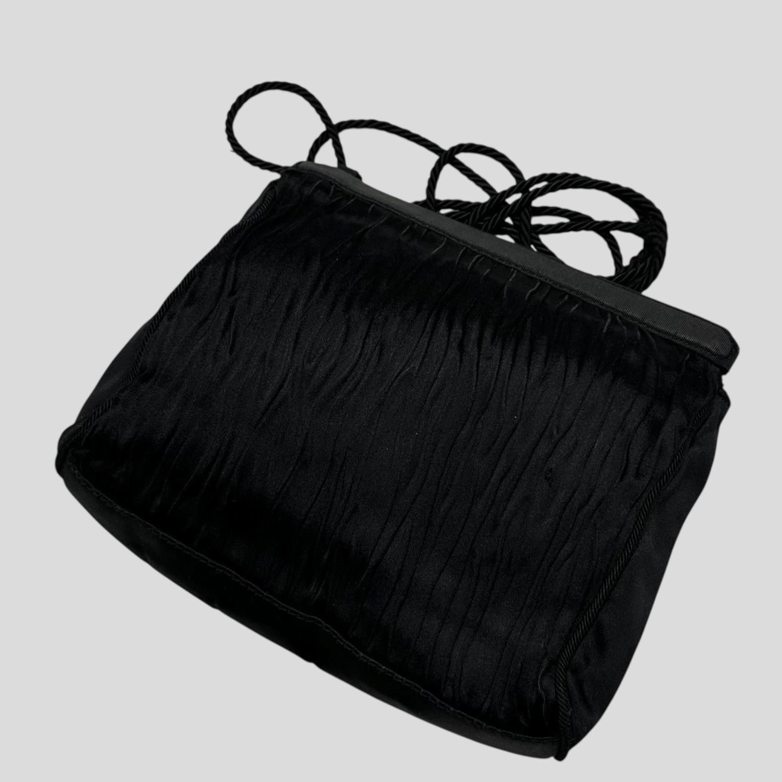 Prada Prada Milano 90’s Velvet Textured Stripe Crossbody Bag Size ONE SIZE - 5 Thumbnail