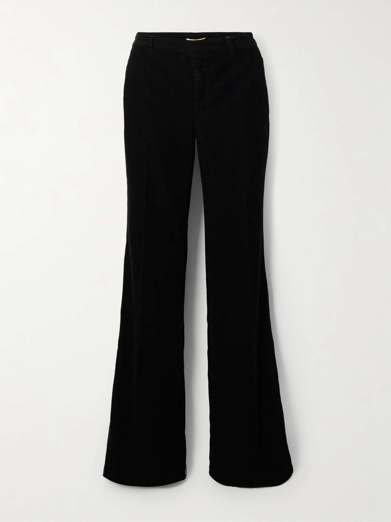 Saint Laurent Paris Cotton-corduroy bootcut pants Size 27" / US 4 / IT 40 - 1 Thumbnail