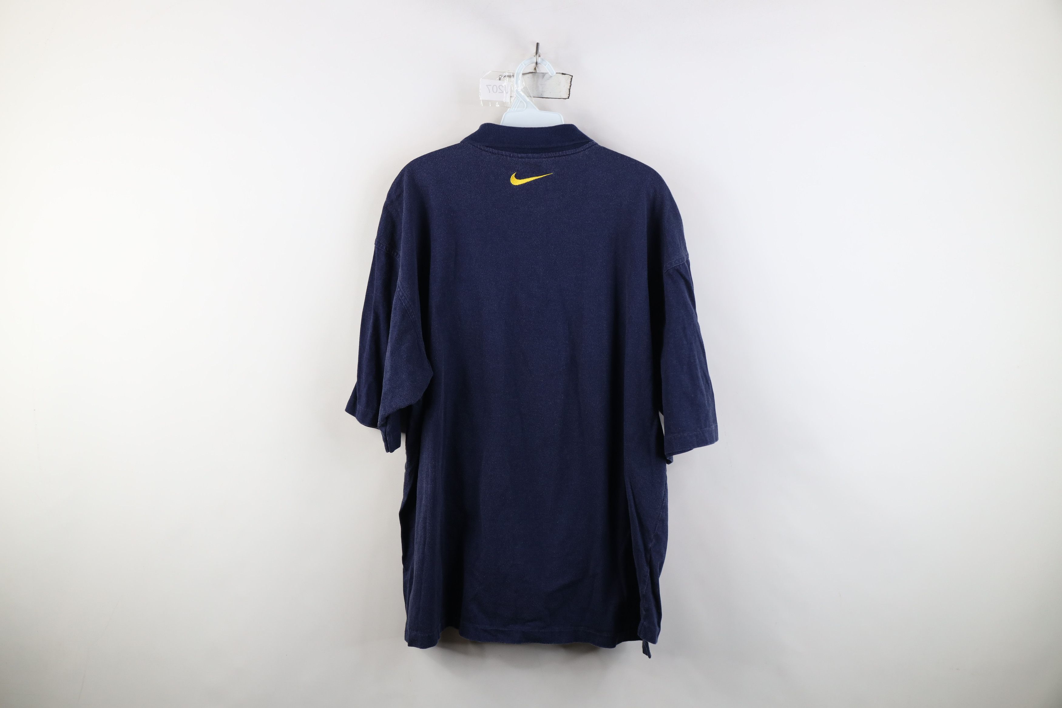 Nike Vintage 90s Nike University of Michigan Football Polo Shirt Size US XL / EU 56 / 4 - 11 Thumbnail