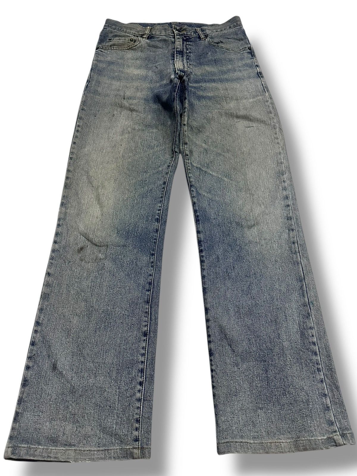 Japanese Brand Crocodile Vintage Baggy Loose Distressed Jeans Faded Size US 30 / EU 46 - 1 Thumbnail
