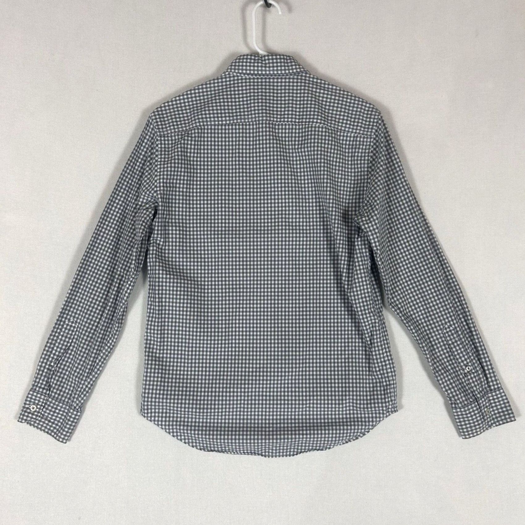 American Eagle Outfitters American Eagle Outfitters Shirt Mens Small Button-Down Plaid Checkered Long Sleeve Gray AEO Size US S / EU 44-46 / 1 - 5 Thumbnail