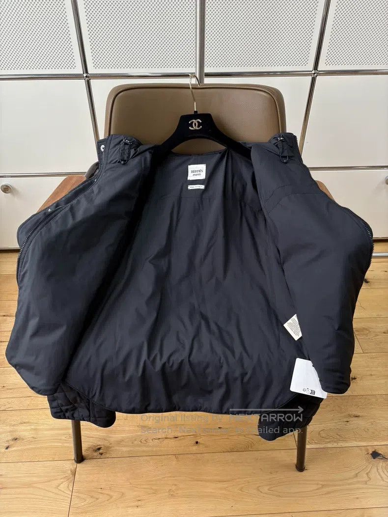 Hermes Hermes 25 Black Lightweight Comfortable Diamond Quilted Ho Size XS / US 0-2 / IT 36-38 - 6 Thumbnail