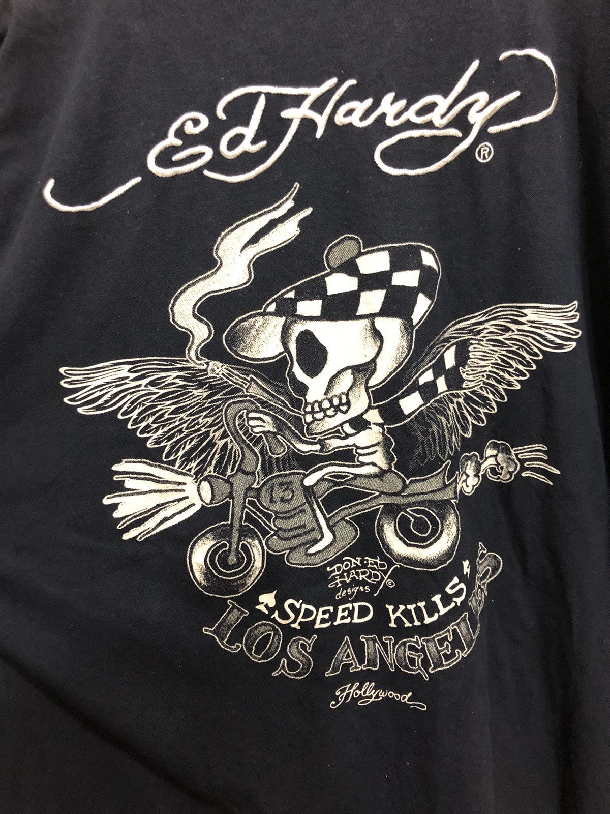 Christian Audigier × Ed Hardy Big Size Ed Hardy Poloshirt Size US XXL / EU 58 / 5 - 2 Thumbnail