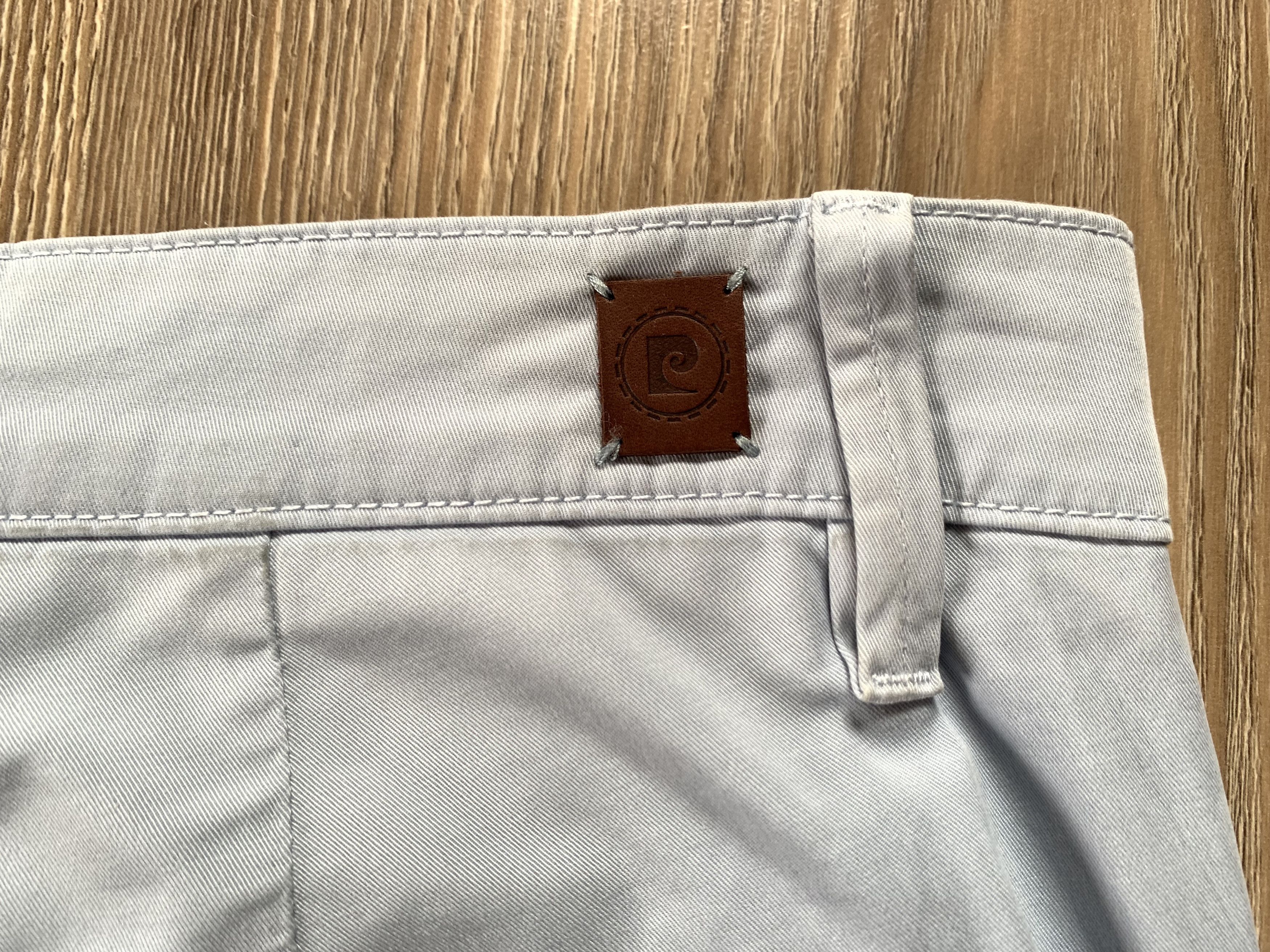 Designer × Pierre Cardin Pierre Cardin Casual Light Blue Cotton Pants Size US 34 / EU 50 - 7 Thumbnail