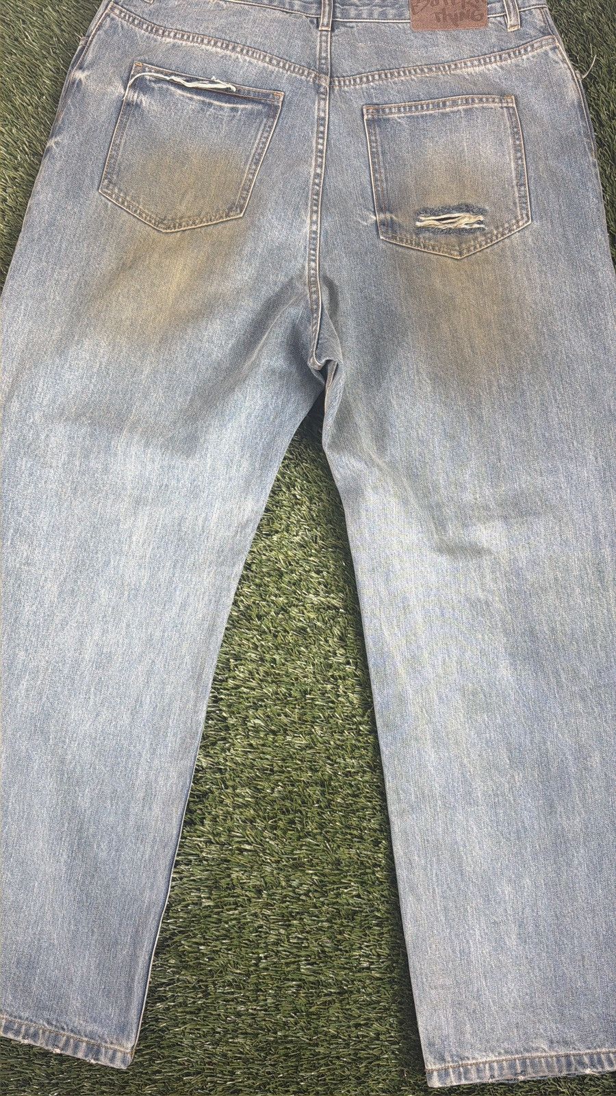 Other Esoteric Thing Distressed Denim Jeans Size US 38 / EU 54 - 7 Thumbnail