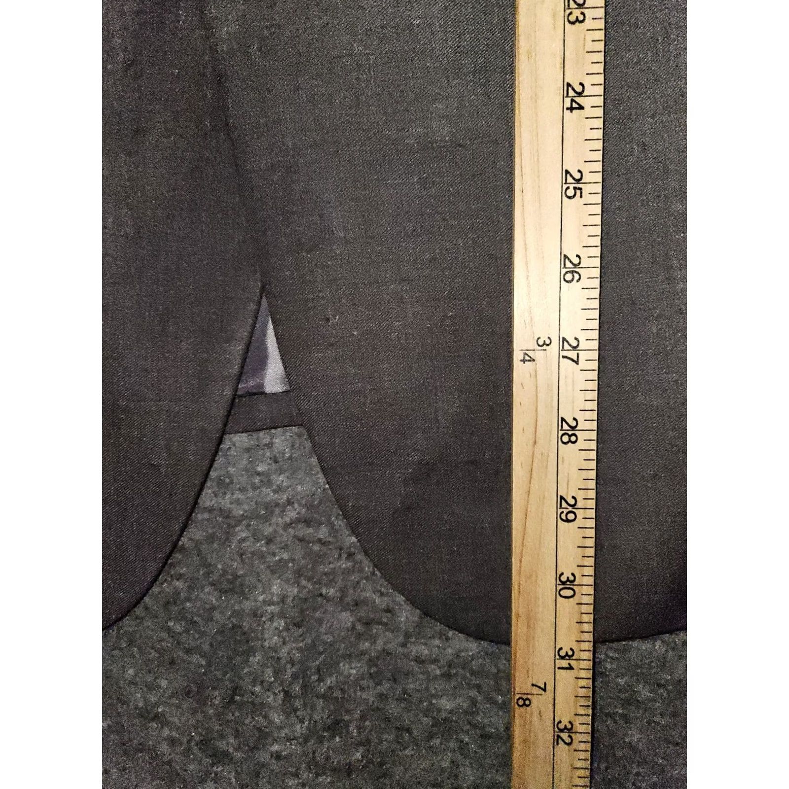 Cerruti 1881 Cerruti 1881 Lanificio Wool Blazer 2 Piece Men's 44 Charcoal Gray Vintage 90s Italian Wool Blazer Mens Size 44R - 5 Thumbnail