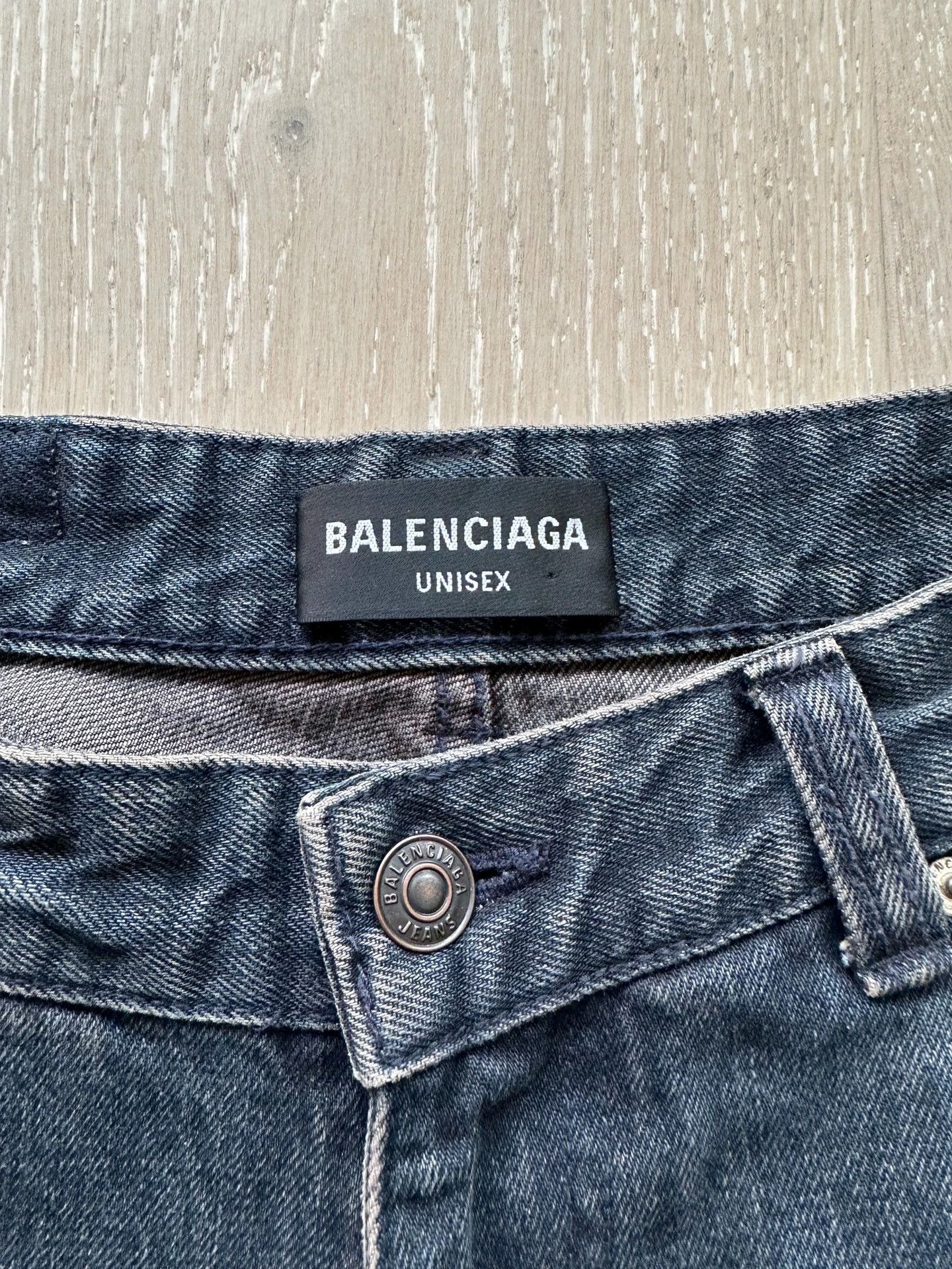 Balenciaga Balenciaga 21AW Detachable Adjustable Waist Denim Cargo 29 Size US 29 - 3 Thumbnail