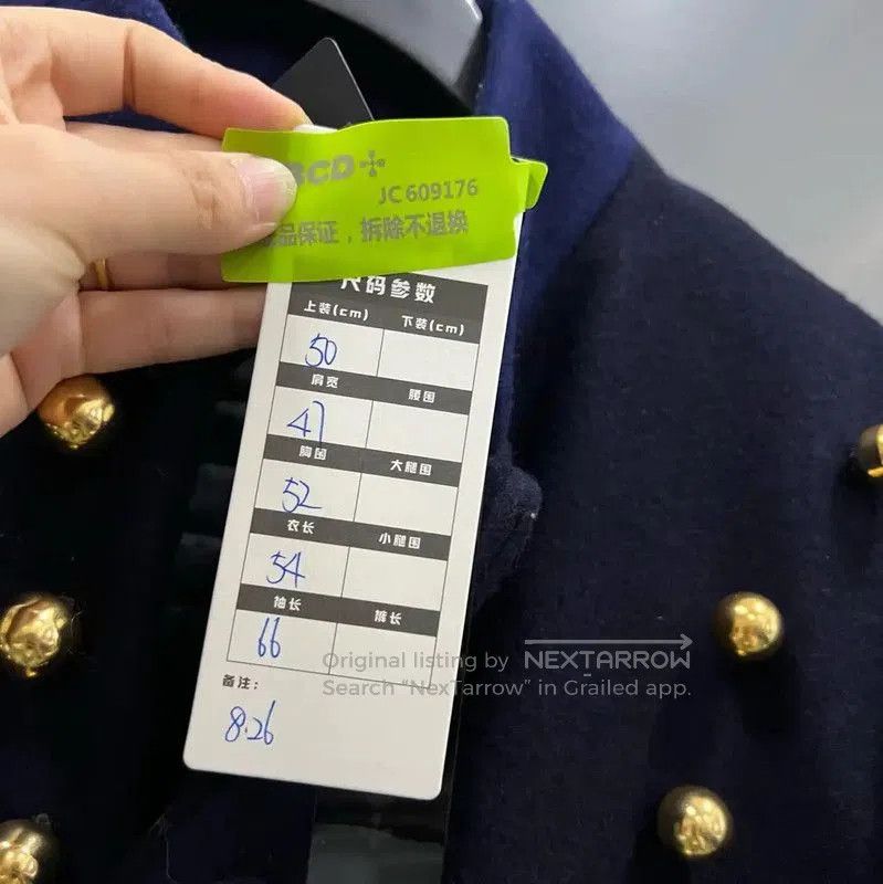 Burberry Burberry Women's Navy Cotton Jacket. Size XXS / US 00 / IT 34 - 5 Thumbnail