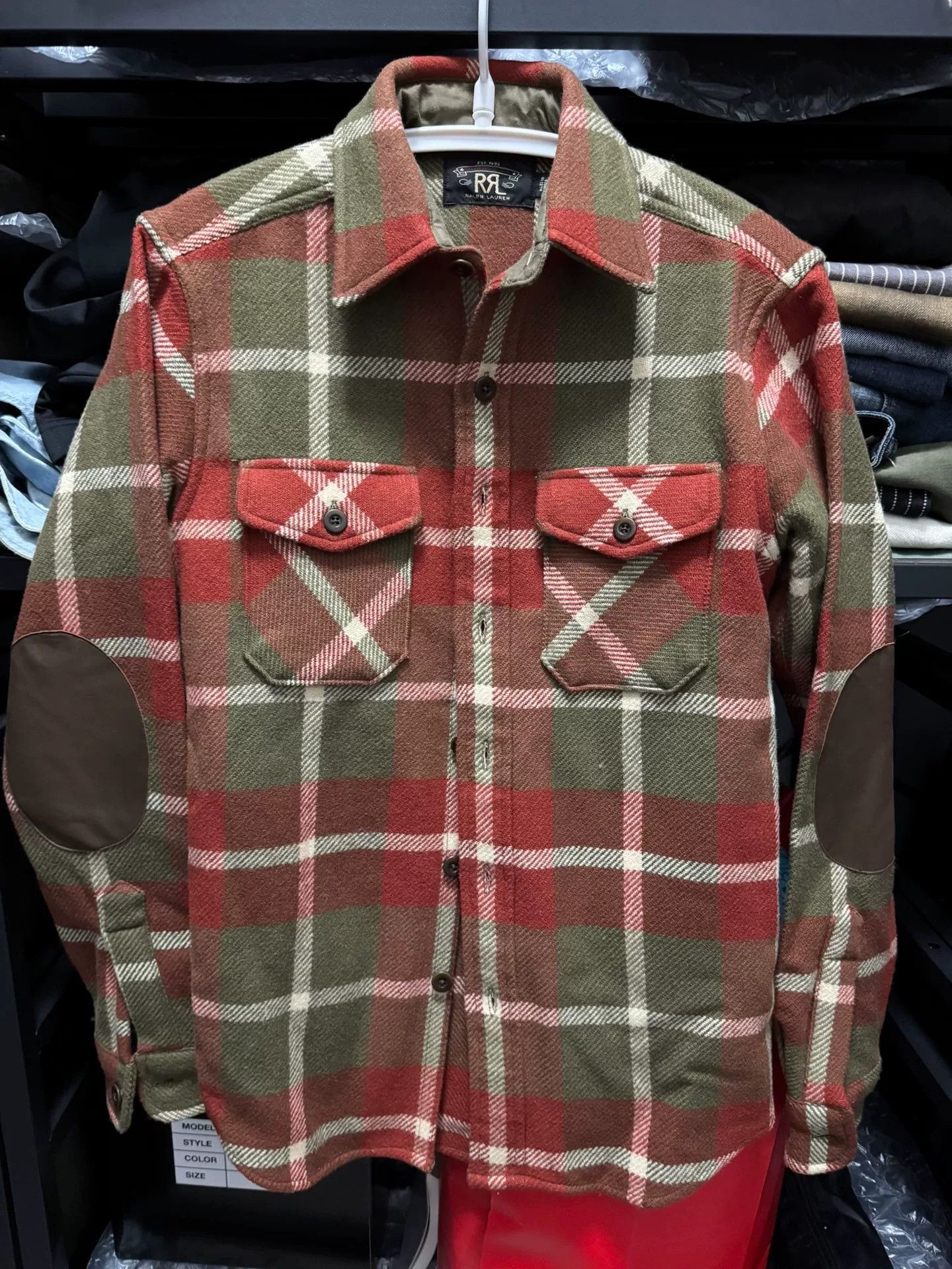 RRL Ralph Lauren wool plaid shirt for fall and winter Size US XS / EU 42 / 0 - 1 Thumbnail