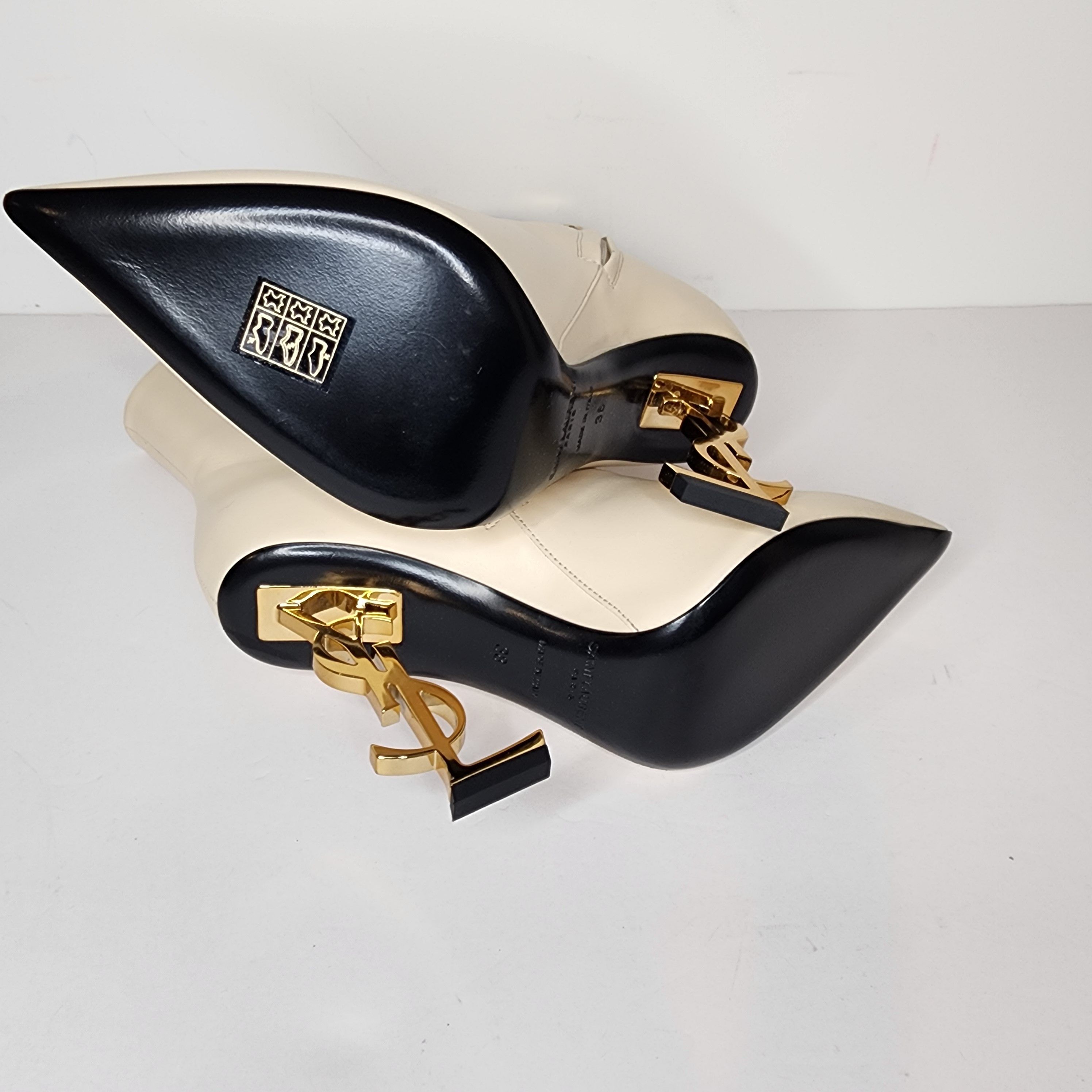 Yves Saint Laurent Yves Saint Laurent Opyum Leather boots Size US 8 / IT 38 - 8 Thumbnail