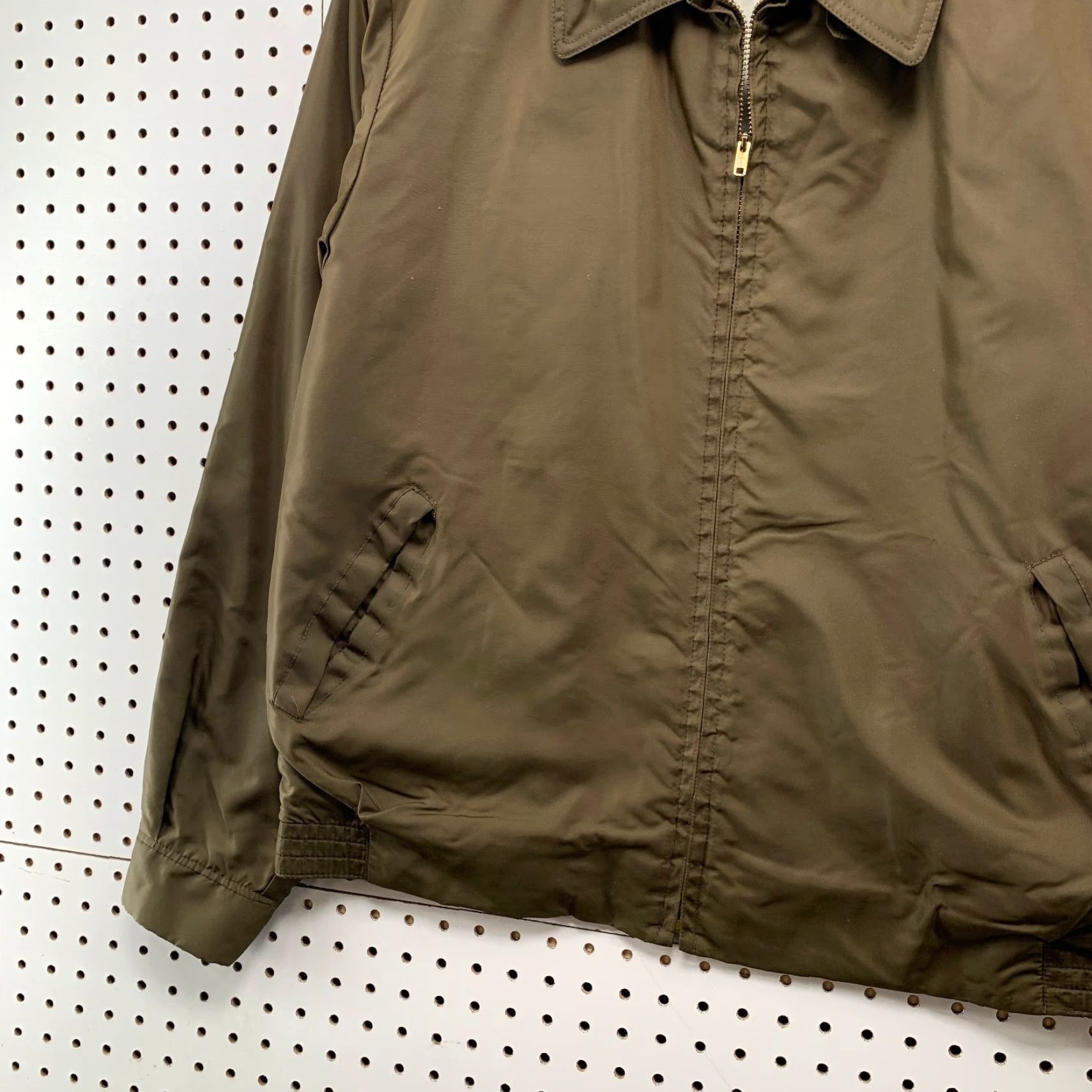 McGregor VINTAGE McGregor Bomber Jacket Mens 42 Brown Nylon Fleece USA Size US XS / EU 42 / 0 - 7 Thumbnail