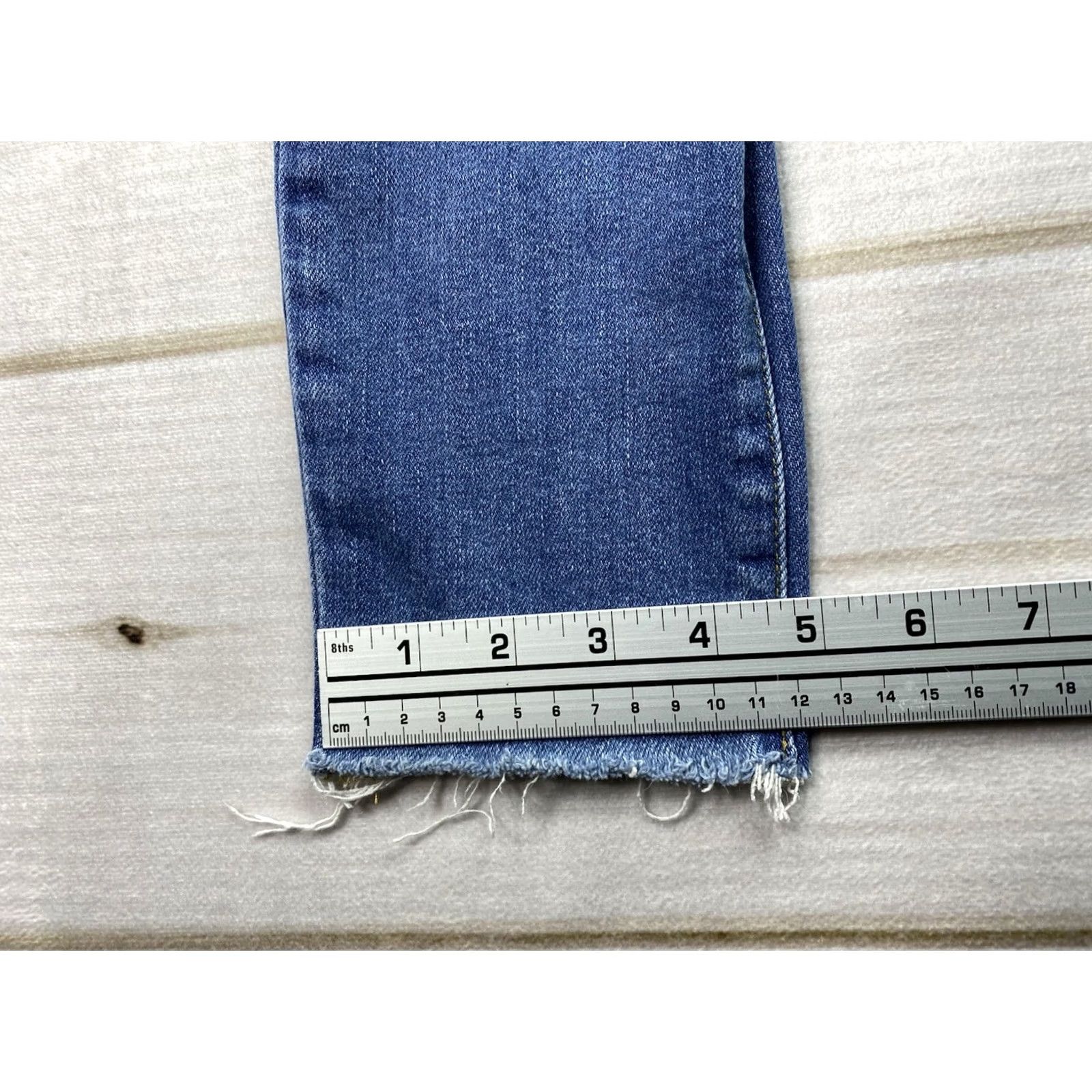 Vintage Joe's Jeans The Charlie High Rise Skinny Ankle Womens 27 Stretch Denim Blue Slim Jeans 30.5 Inseam Size 27" / US 4 / IT 40 - 7 Thumbnail