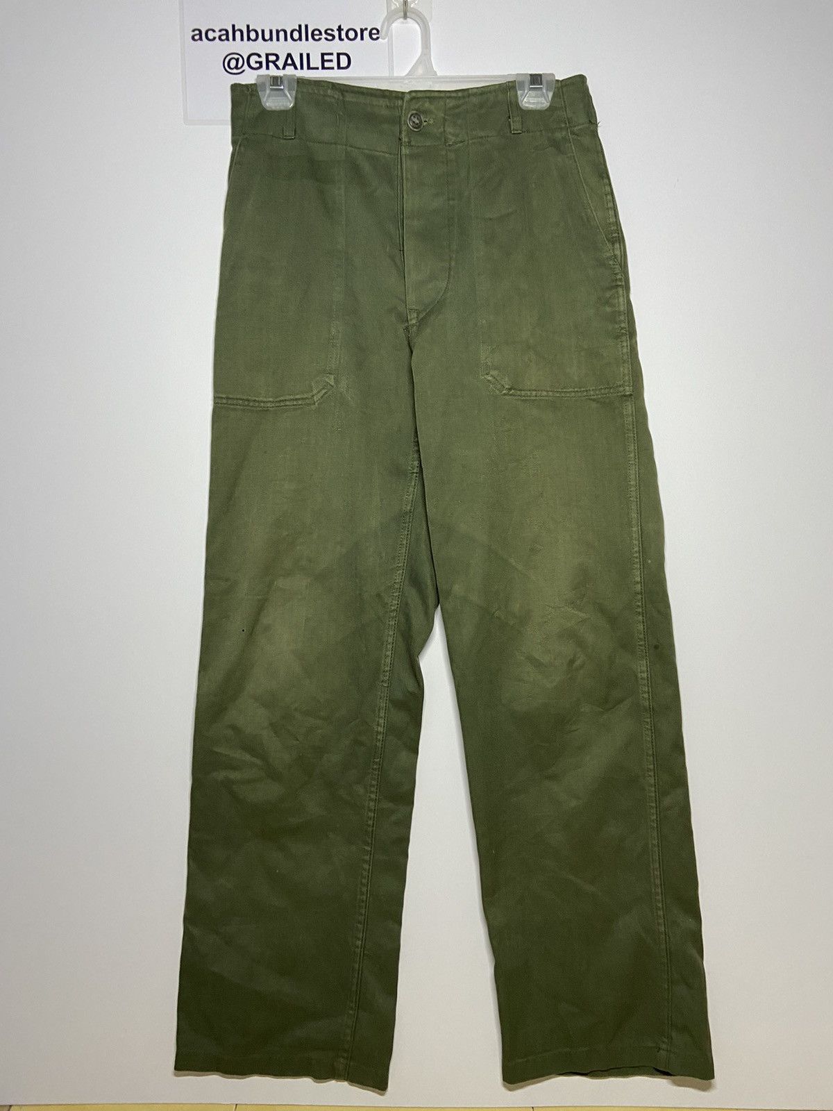 image of Army Of Me x Military Vintage 80’S Vietnam Army Pants in Green, Men's (Size 30)