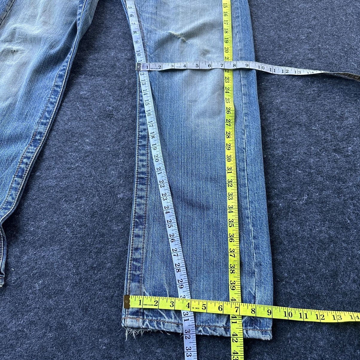 Japanese Brand Fudge Regular Distressed Denim W33 D653 Size US 33 - 6 Thumbnail