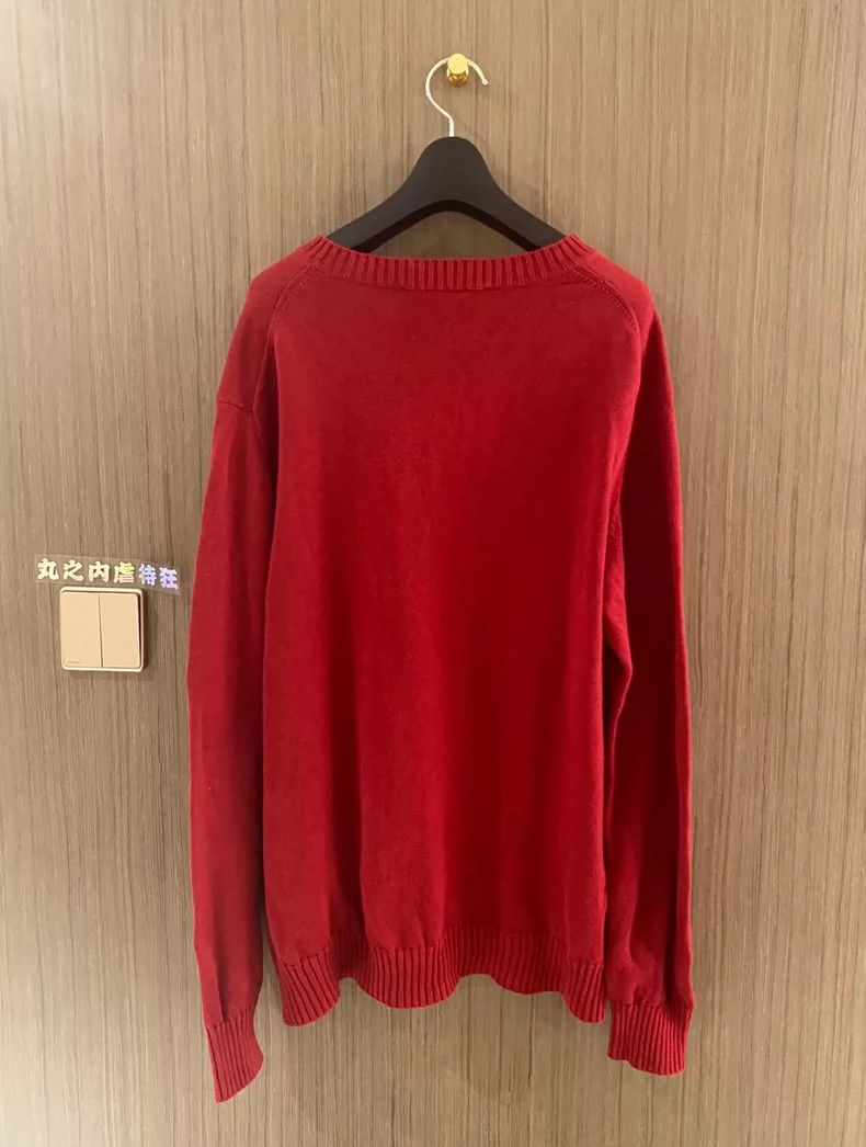 Undercover Undercover China Red Christmas Red Cashmere Sweater Size US XL / EU 56 / 4 - 2 Thumbnail