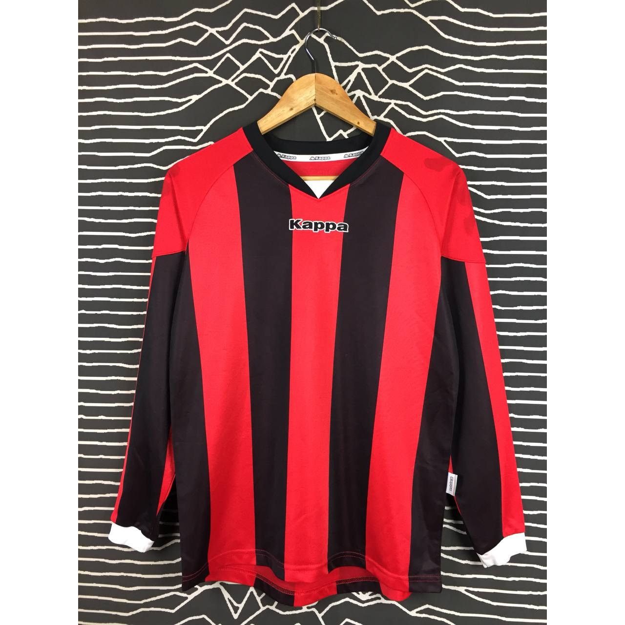 Kappa × Vintage Vtg Kappa Sportswear Striped Longsleeve Jersey Size US M / EU 48-50 / 2 - 1 Thumbnail