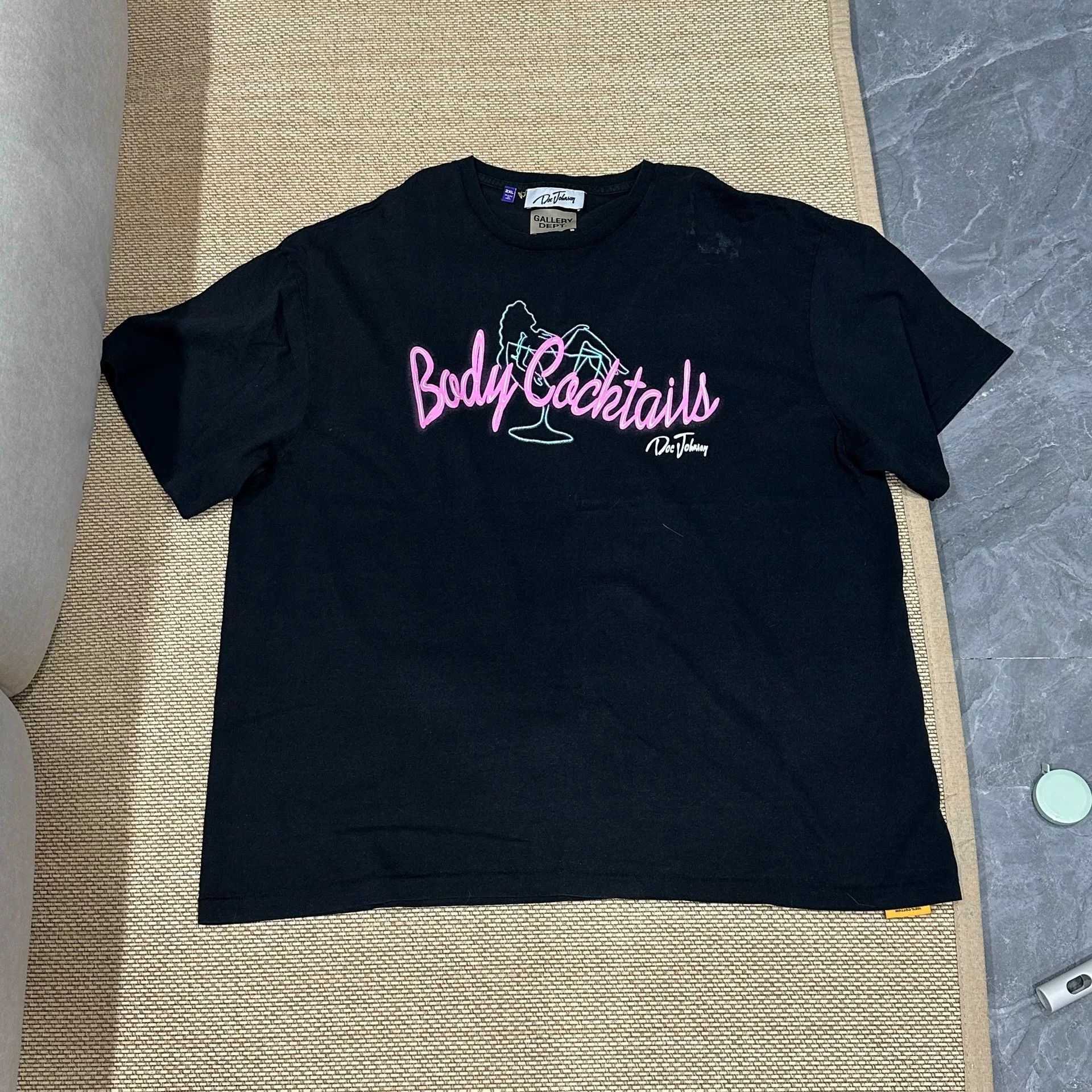 Gallery Dept. Gallery Dept. Vintage Wash Black T-Shirt Size XXL / US 16-18 / IT 52-54 - 1 Thumbnail