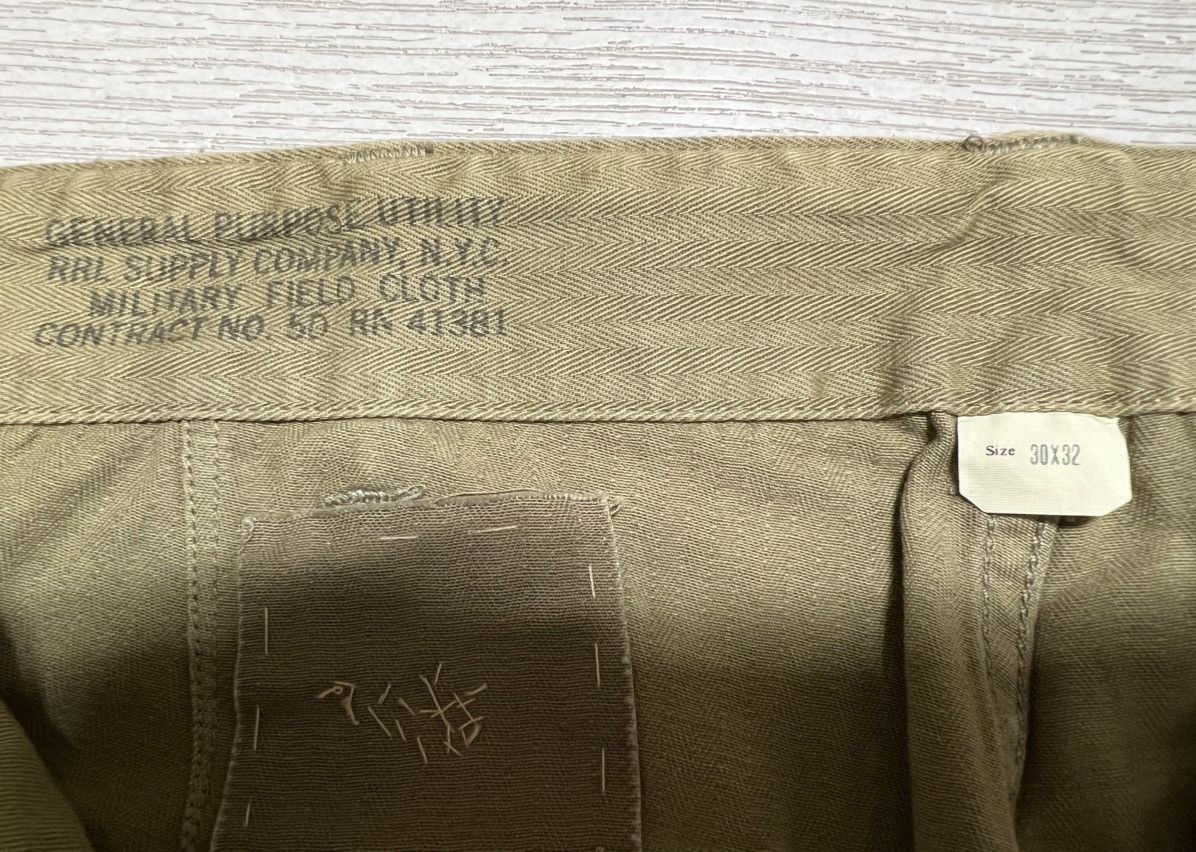 RRL Ralph Lauren RRL Ralph Lauren - Double RL U.S Military Distressed Pants Size US 30 / EU 46 - 15 Thumbnail