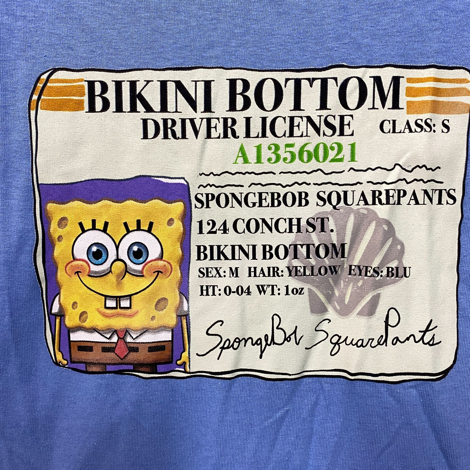 Nickelodeon Nickelodeon Spongebob Bikini Bottom Driver License T-shirt l Size US L / EU 52-54 / 3 - 2 Thumbnail