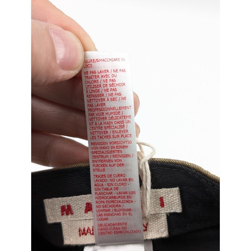 Marni o1rshd1 Q:2 / Size: L / Organic Cotton Gabardine Cap / Hat Size ONE SIZE - 19 Thumbnail