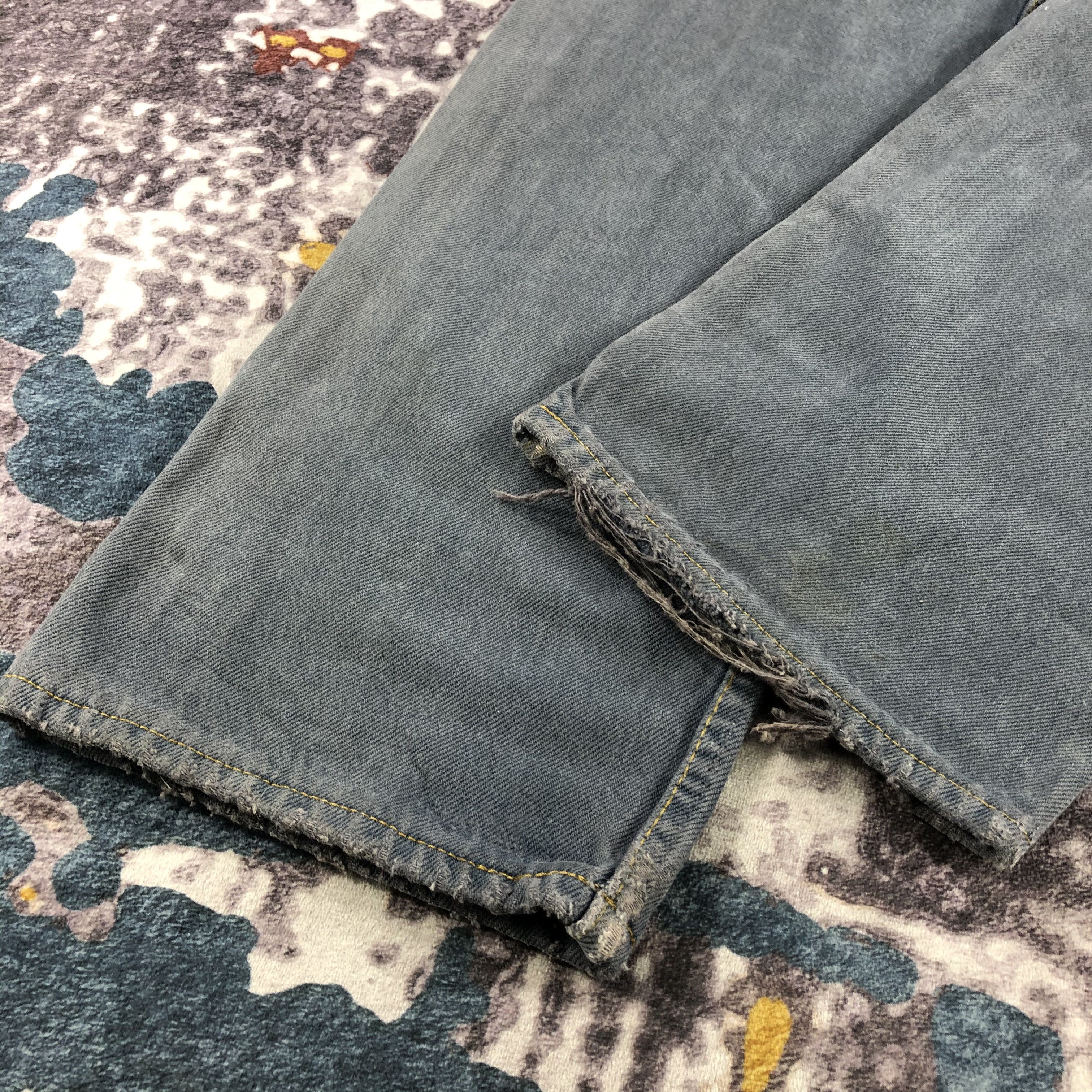 Levi's Vintage 90s Levis 501 Faded Black Jeans-JM2418 Size US 31 - 4 Thumbnail