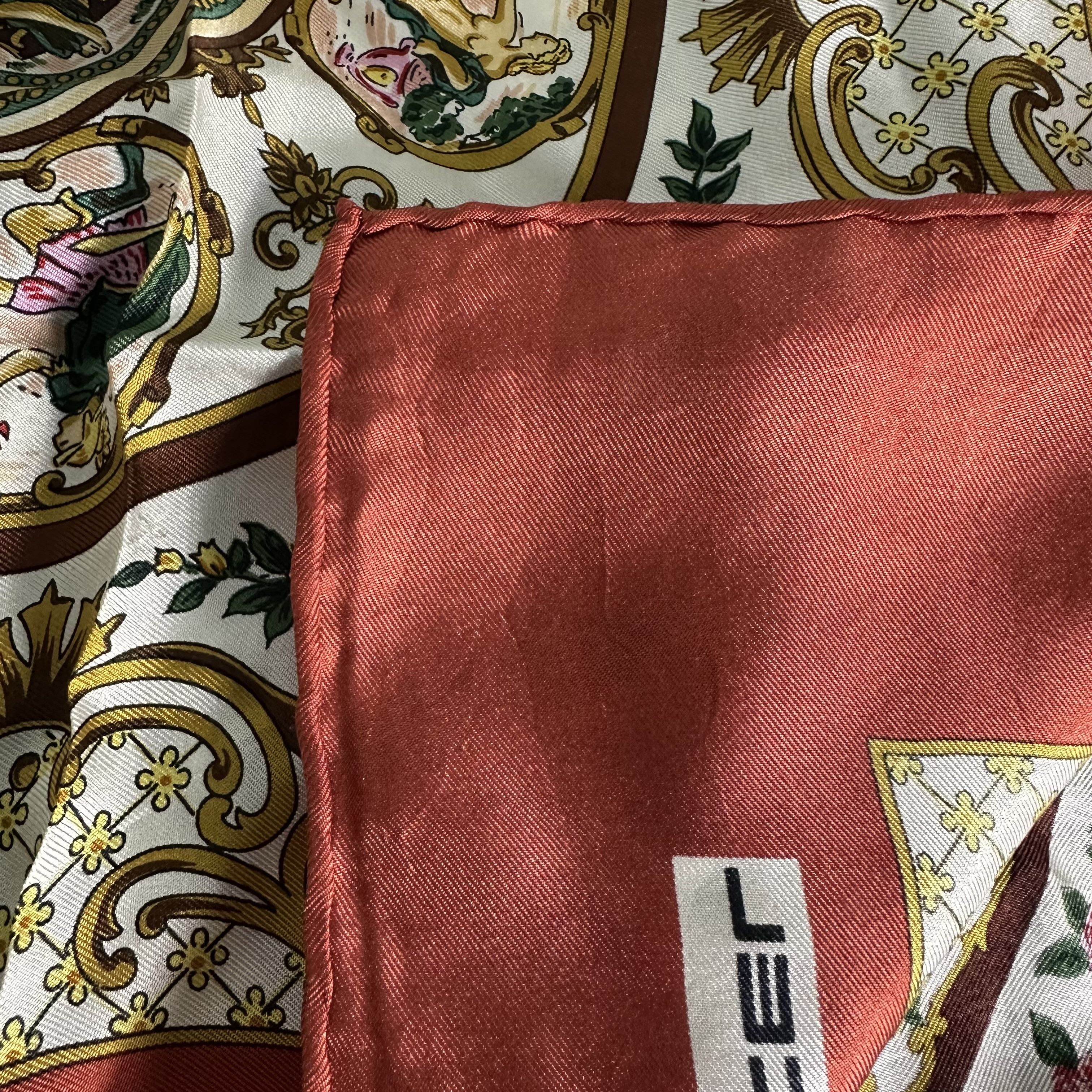 Lancel 🔥RARE🔥Lancel Silk Handkerchief Neckerchief Scarf Headband Size ONE SIZE - 6 Thumbnail
