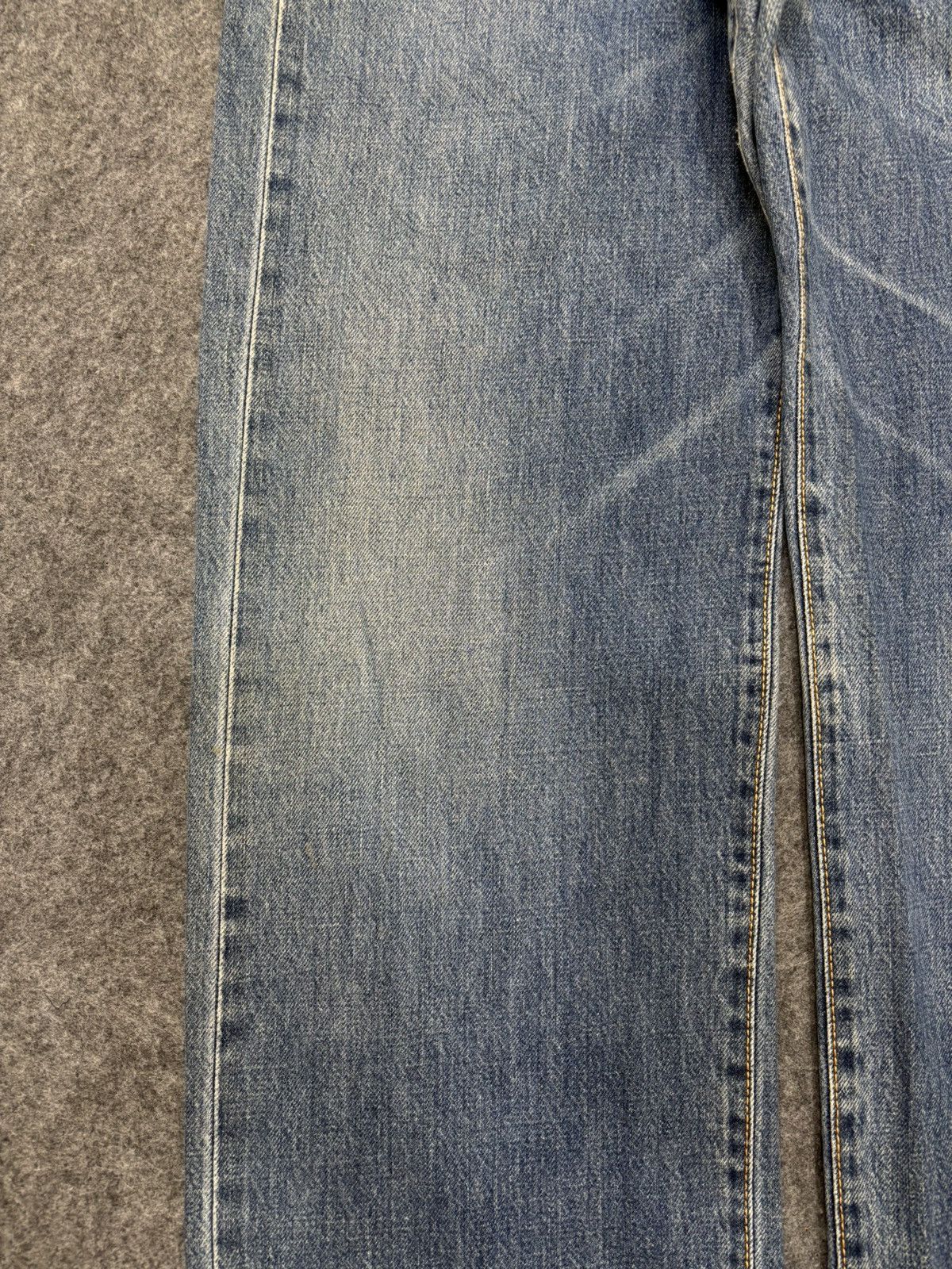 Edwin 💥Wide 90s💥Vintage Edwin Mnimalist Fade Selvedge Denim F626 Size US 29 - 6 Thumbnail