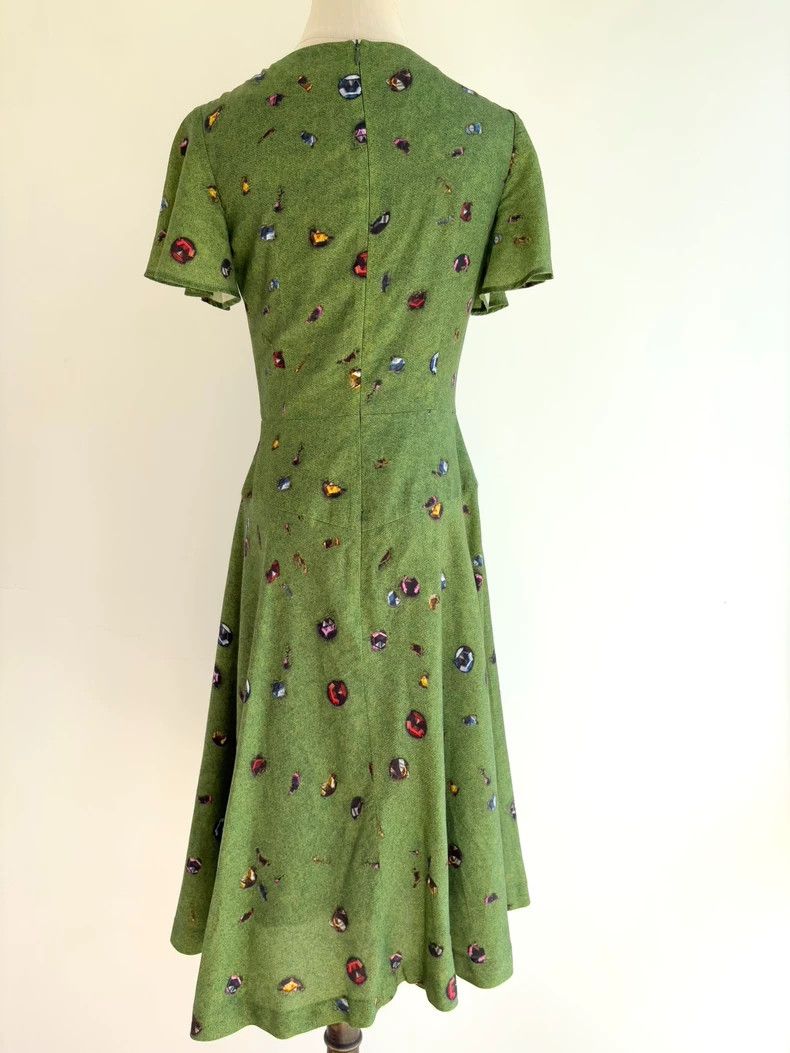 Vivienne Westwood Vivienne Westwood Green gemstone pin-up dress Size M / US 6-8 / IT 42-44 - 6 Thumbnail