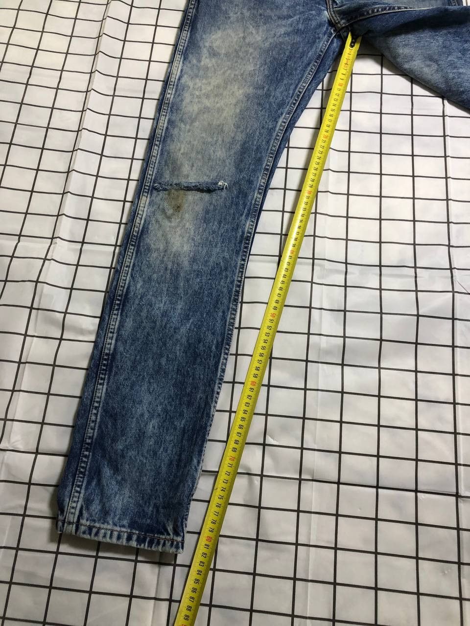 Levi's Vintage 90s Orange Tab Levi’s Jeans 505 Blue Distressed Size US 32 / EU 48 - 11 Thumbnail
