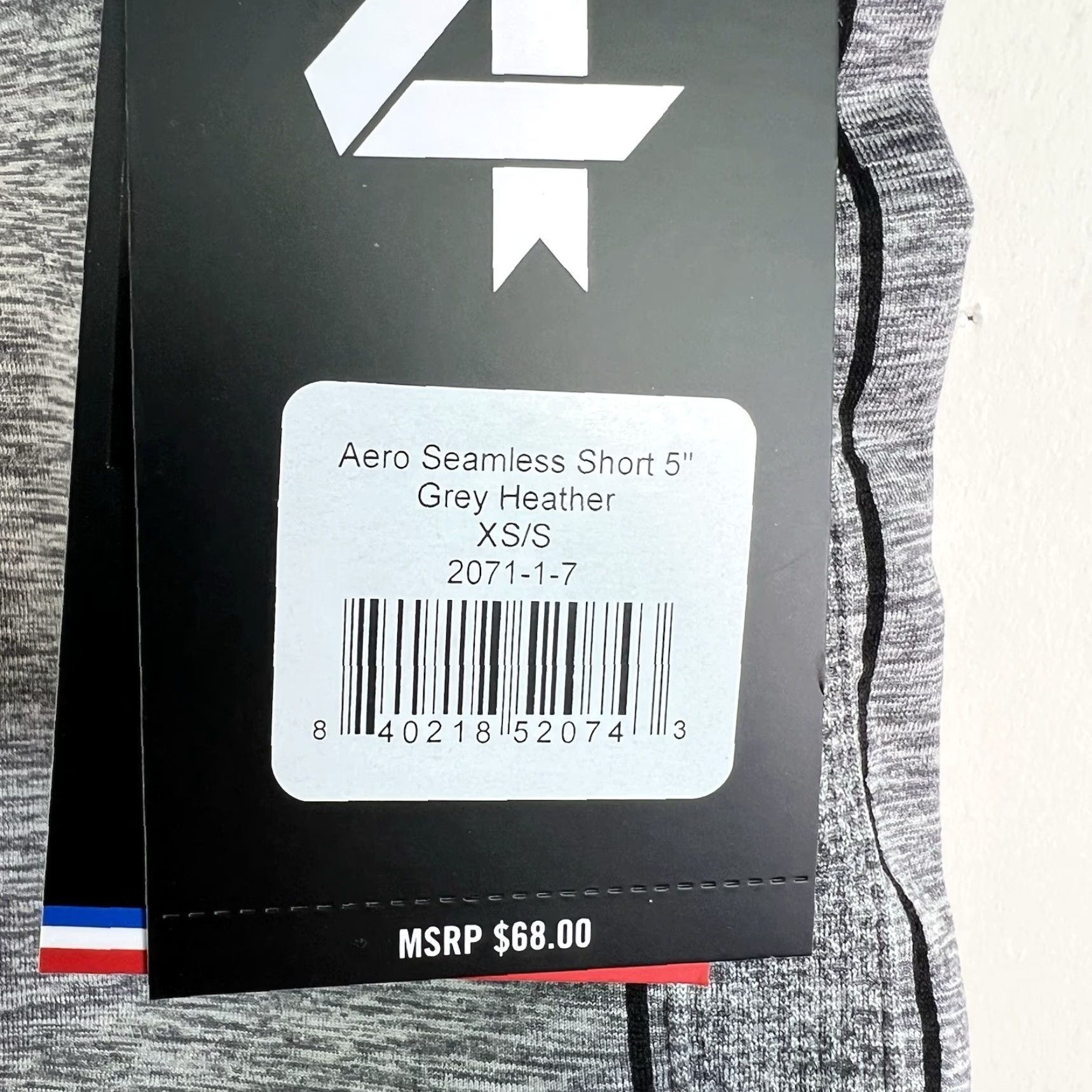 Vintage FOURLAPS Aero Seamless Shorts Tights Women's Size XS/S 4 Laps Gray 21X6 Size 28" / US 6 / IT 42 - 2 Thumbnail