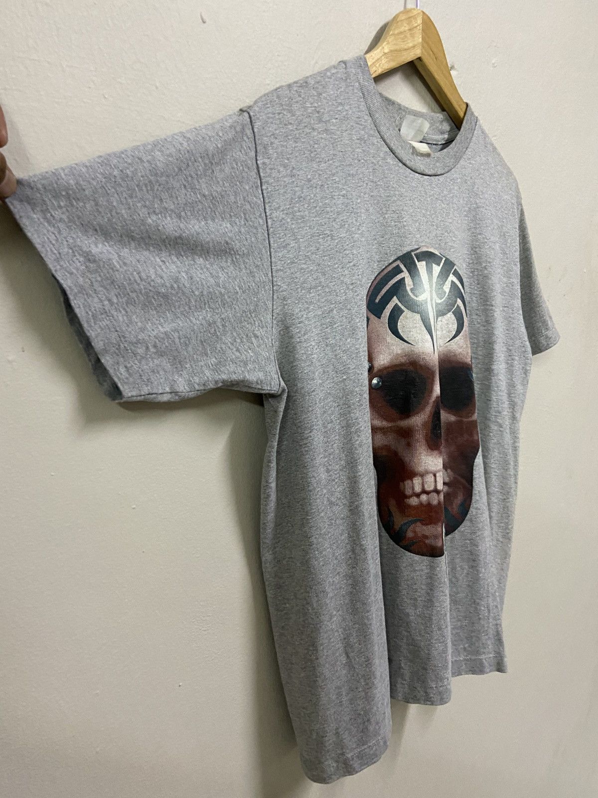Affliction Rare Tattoo made in hell t shirt grey Size US M / EU 48-50 / 2 - 6 Thumbnail