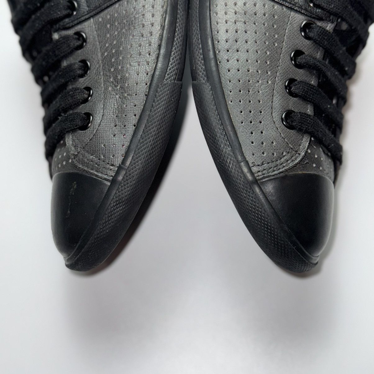 Prada PRADA Dark Grey Saffiano Sneakers 8.5 Size US 7.5 / EU 40-41 - 9 Thumbnail