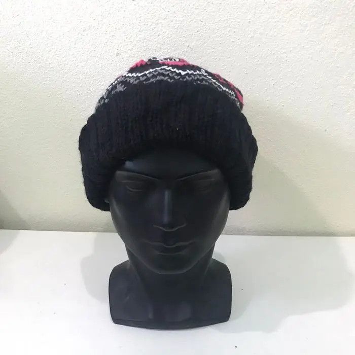 Japanese Brand Japanese Brand Bobble Beanie Hat Size ONE SIZE - 3 Thumbnail