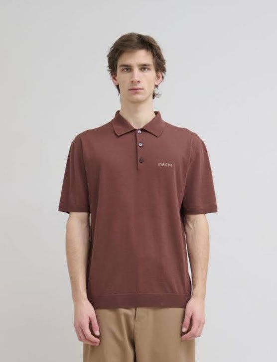 o1w1db11025 Polo Shirt in Brown