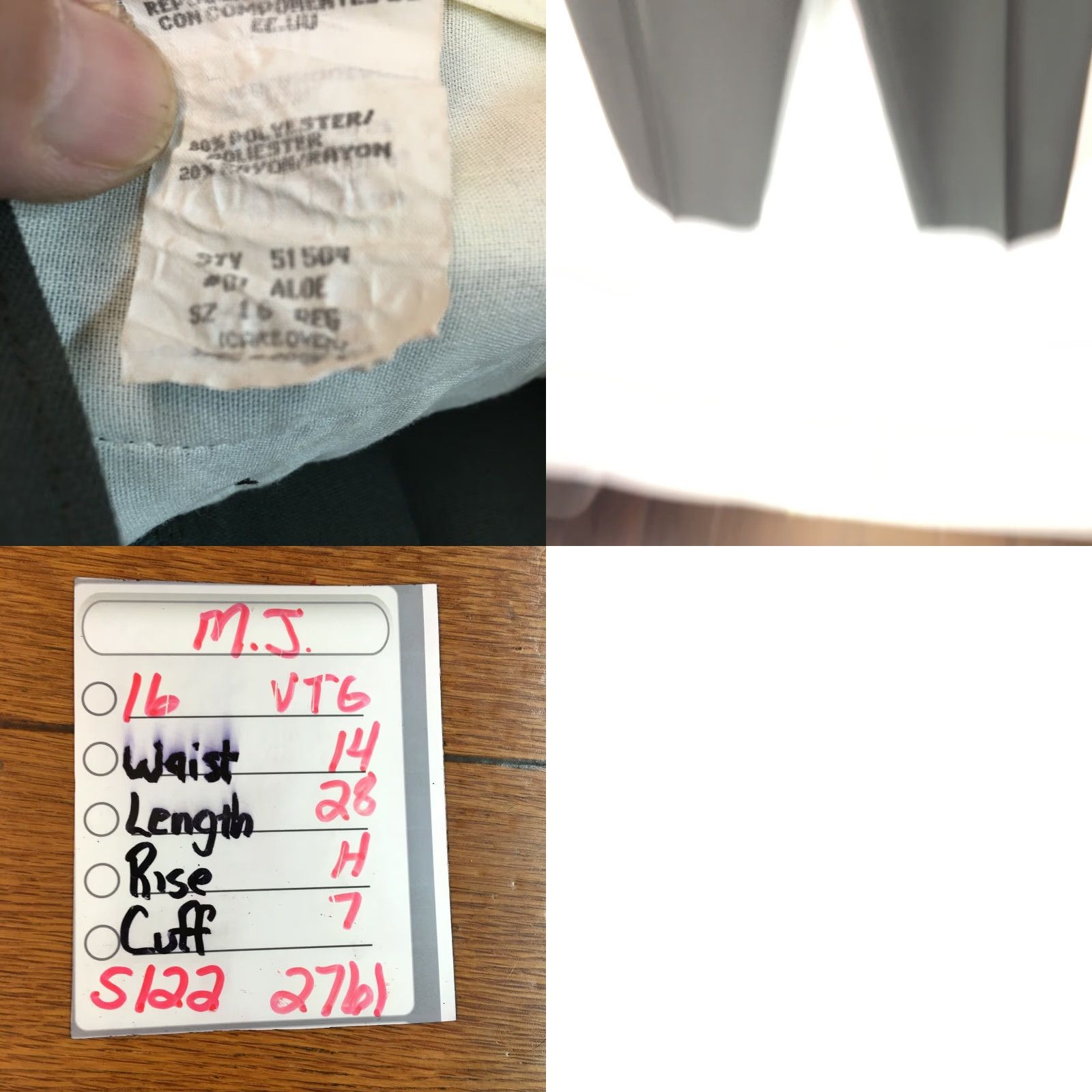 Vintage VINTAGE Mark Jason Pants Size 16 Regular Black Dress Pants Pleated Front Casual Womens Size 28" / US 6 / IT 42 - 8 Thumbnail
