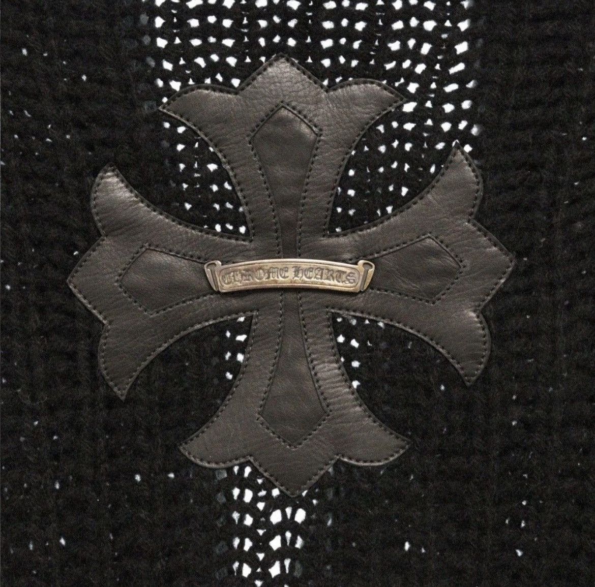 Chrome Hearts CHROME HEARTS Black Wool Buttonless Cardigan Size US S / EU 44-46 / 1 - 6 Thumbnail