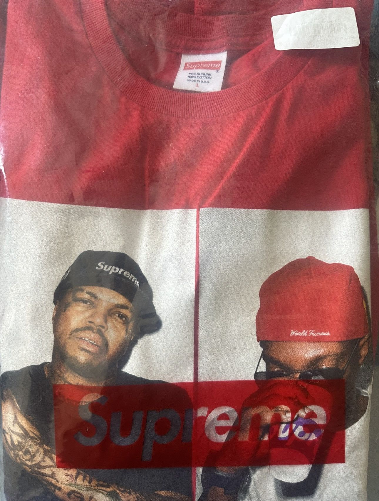 Supreme Supreme ThreeSix Mafia shirt Red Size US L / EU 52-54 / 3 - 2 Thumbnail