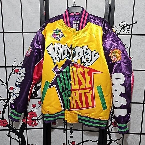 image of Kid N Play House Party Satin Jacket NWT Size 2Xl