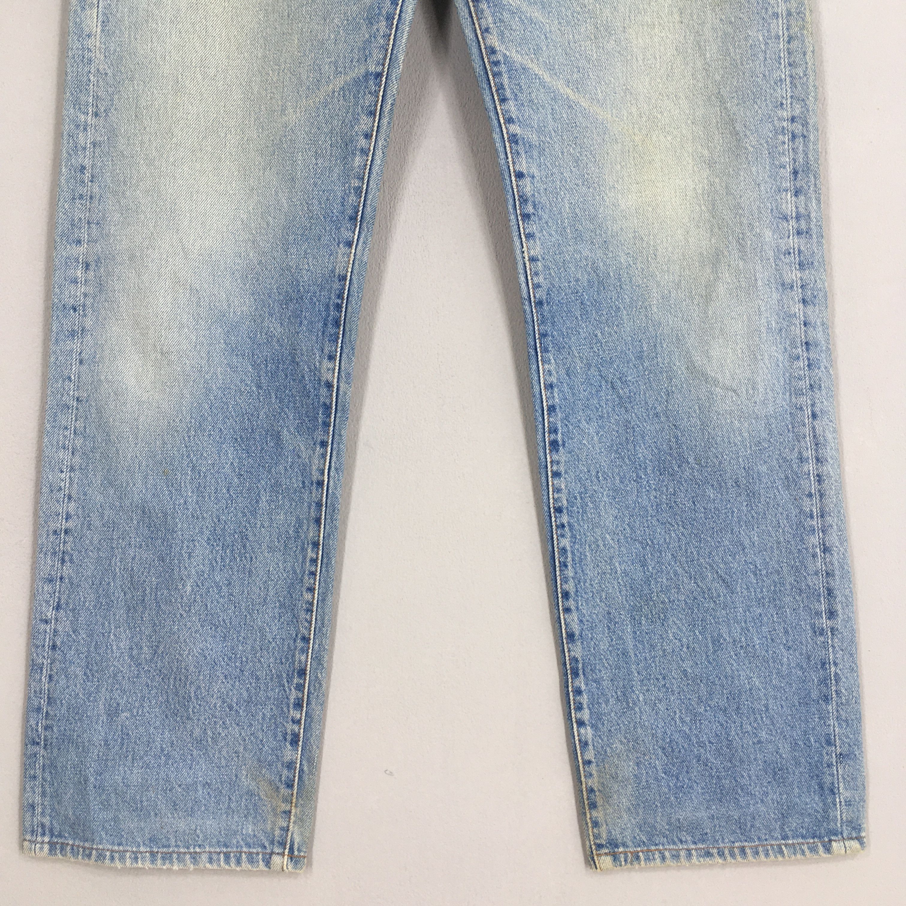 Levi's Size 29x31 Vintage 90s Levi's 501 High Rise Jeans S1893 Size 29" - 4 Thumbnail