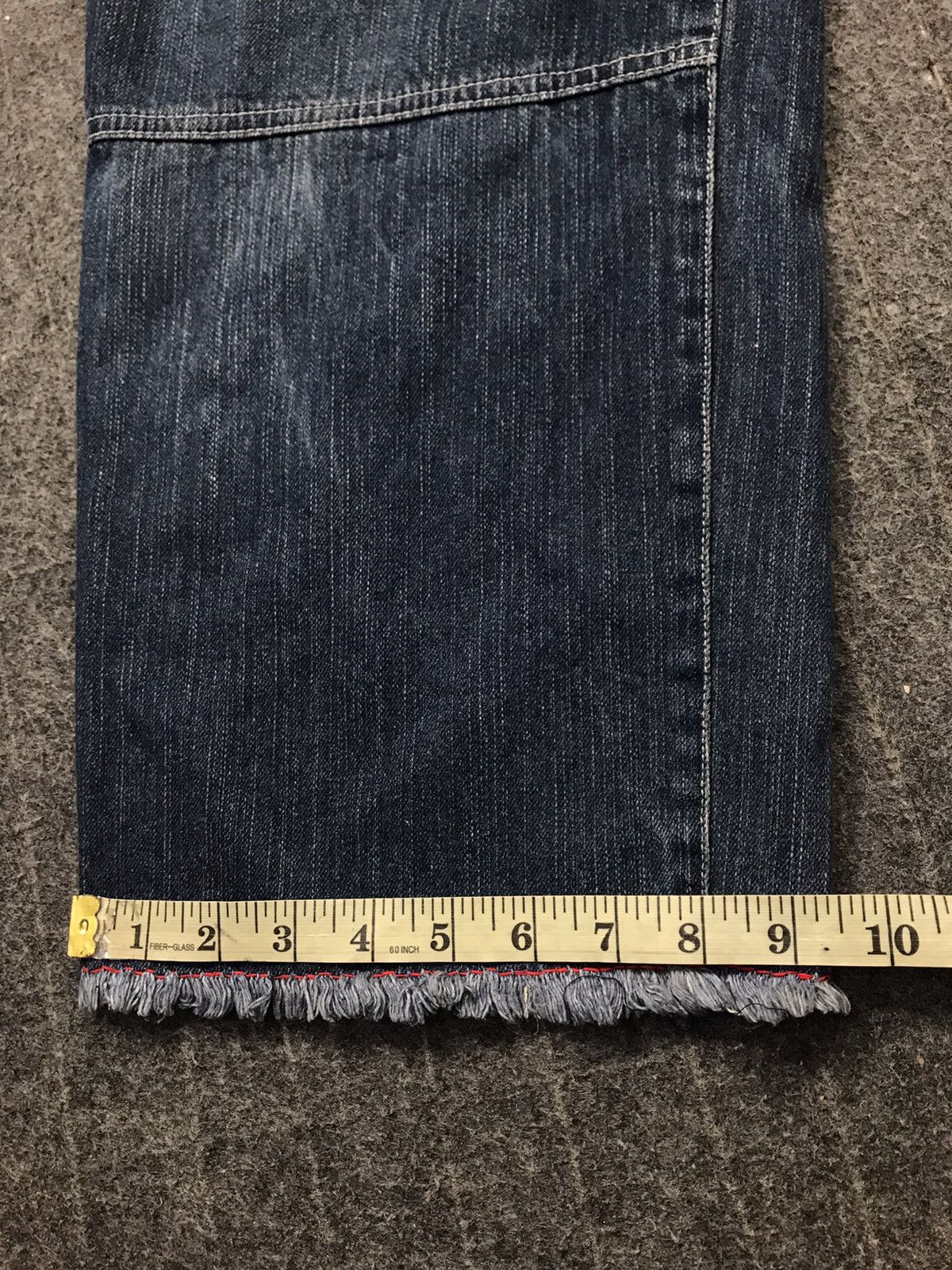 Japanese Brand Hobo Denim Standard Multipocket Cargo Indigo Straight Cut Size US 28 / EU 44 - 16 Thumbnail